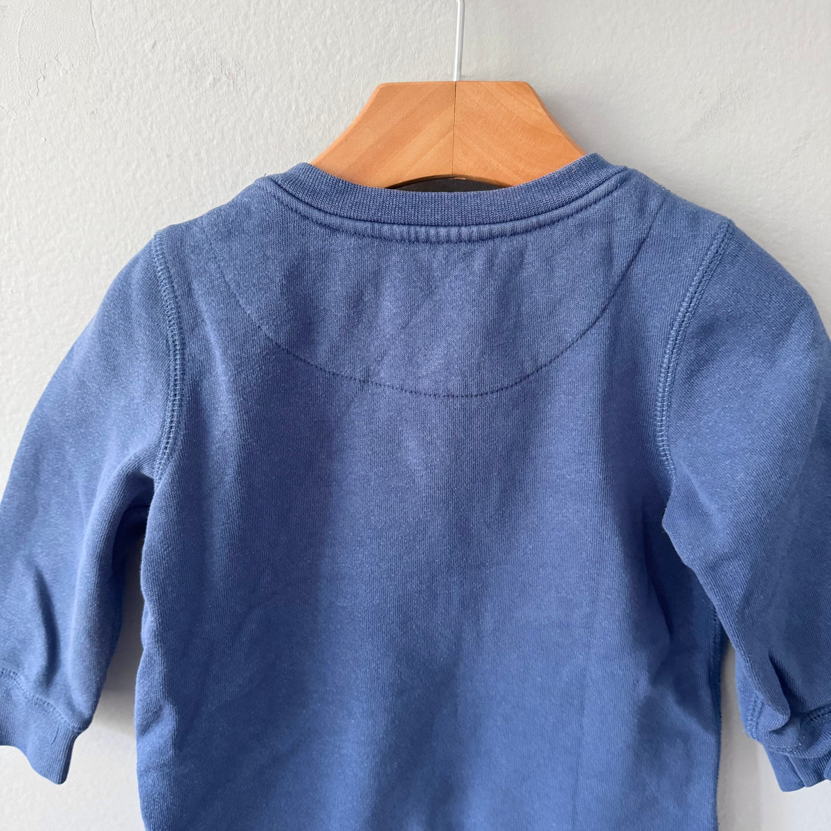 Roots / Blue crew romper / 18-24M