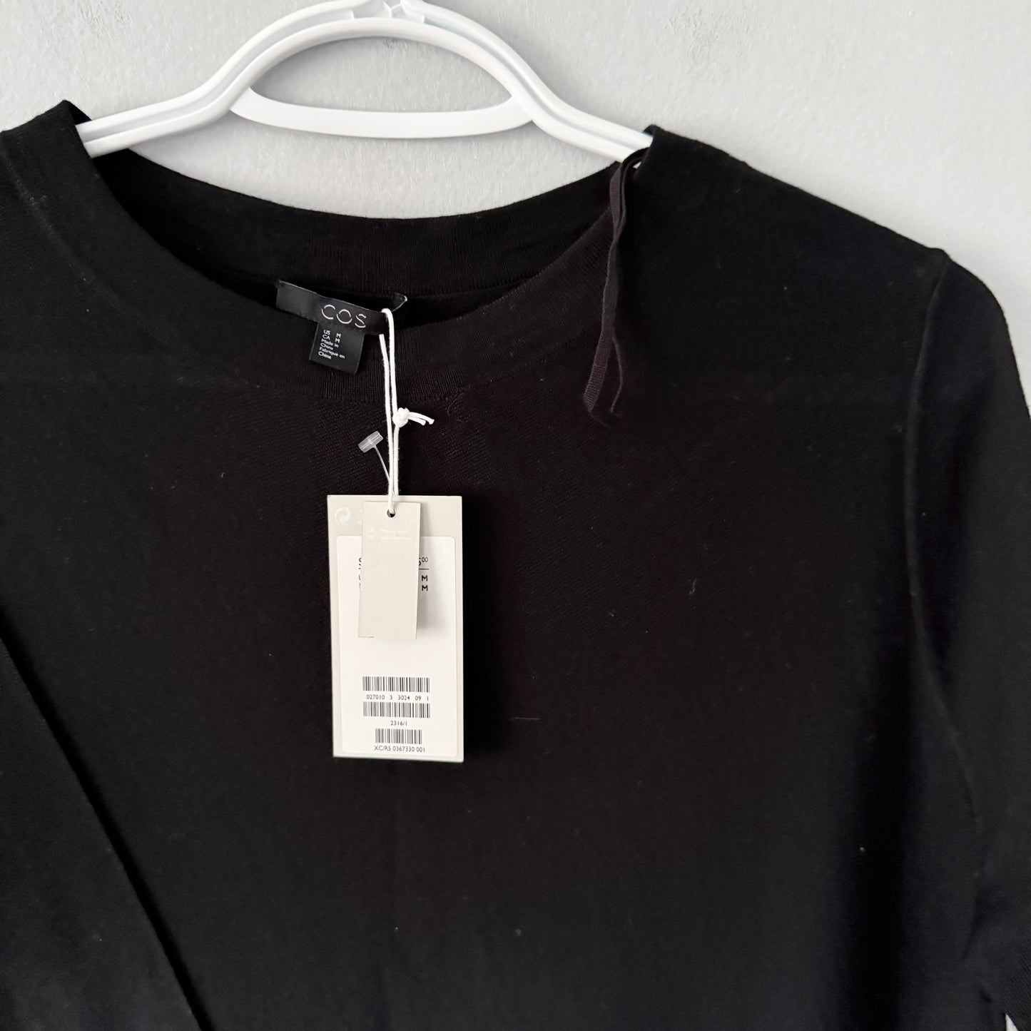 COS / Black knit dress / Women M - New with tag
