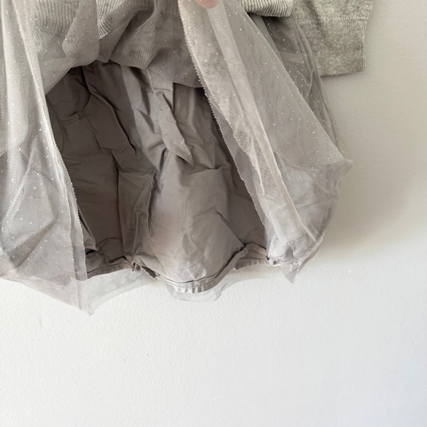 Gap / Light grey knit / tutu dress / 5Y