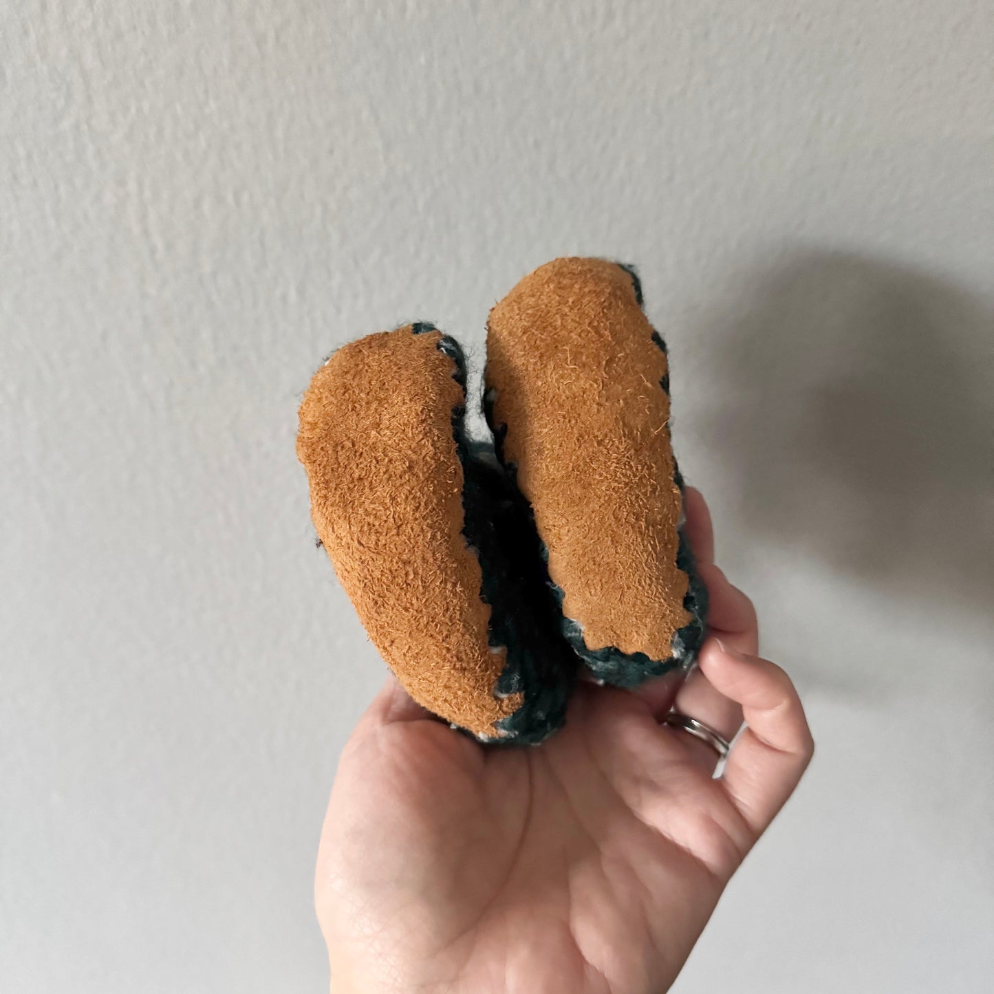 Handmade / Crochet bootie / 6M