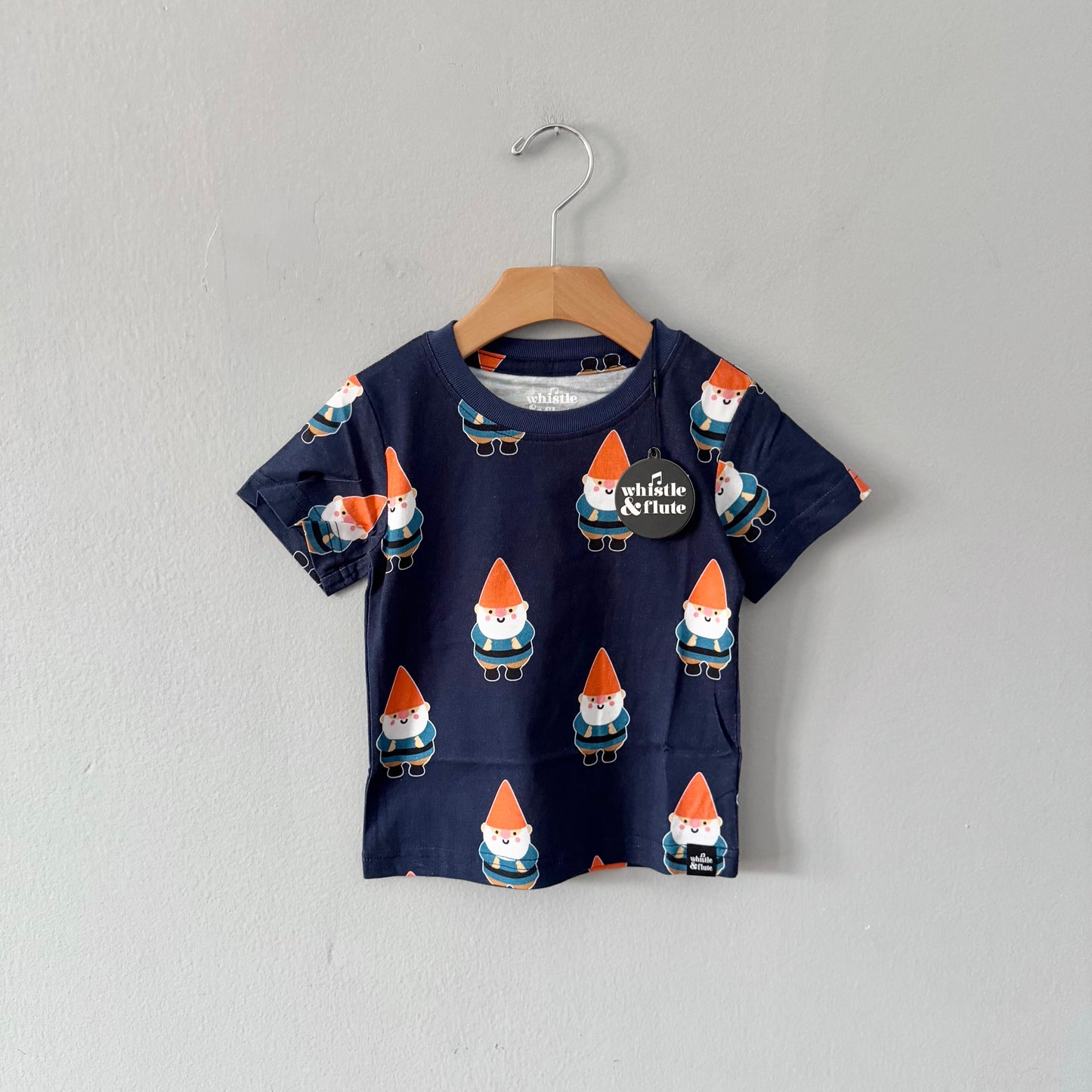 Whistle & Flute / Kawaii Garden Gnome T-Shirt / 1-2Y - New with tag