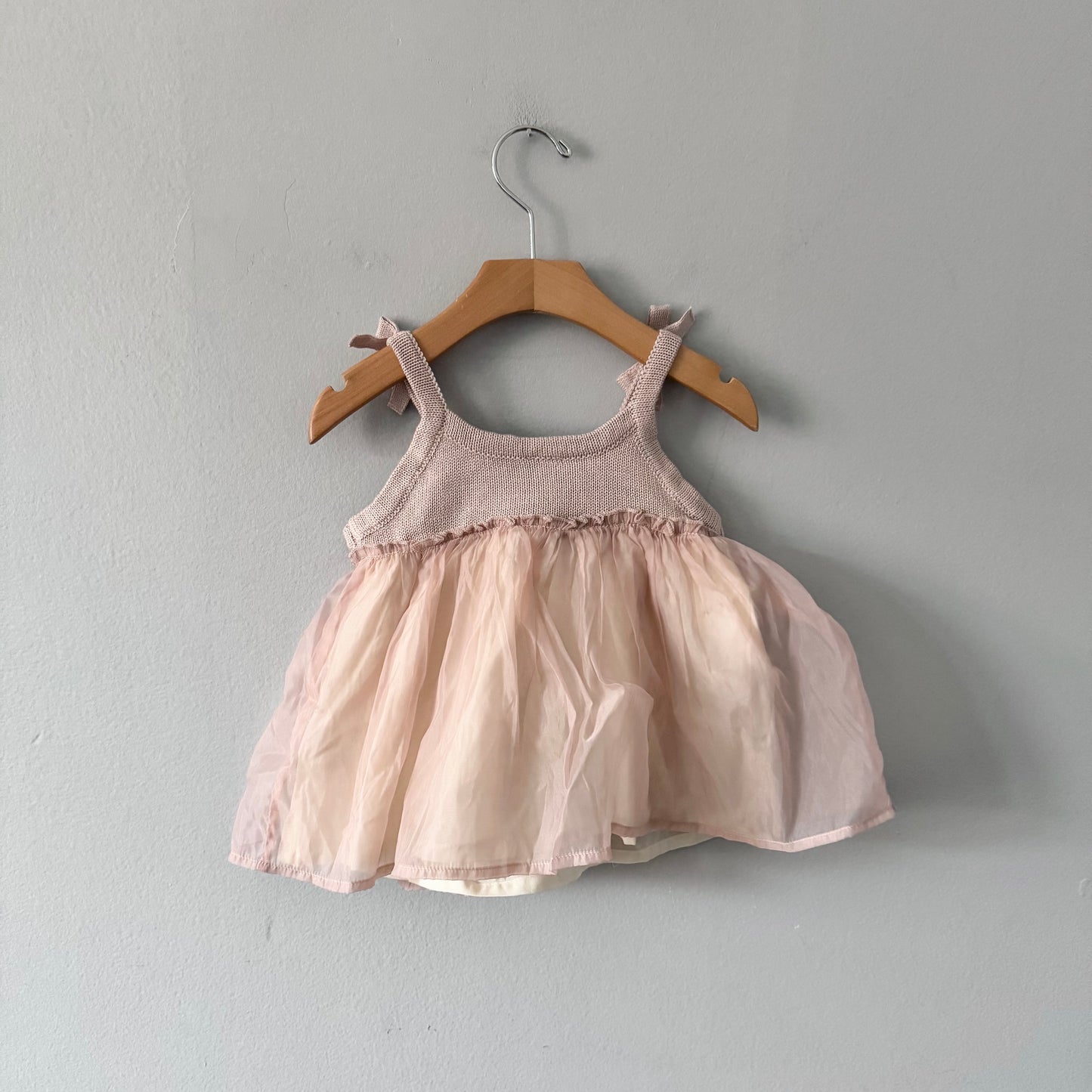 Petit Main / Knit cami dress / 12M - New with tag