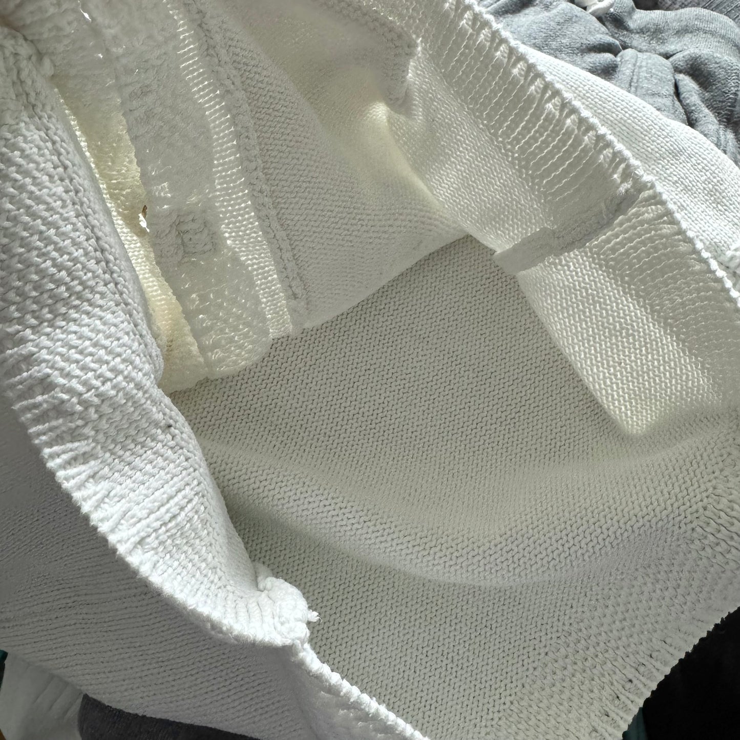 Beba Bean / White knit jacket / 18-24M