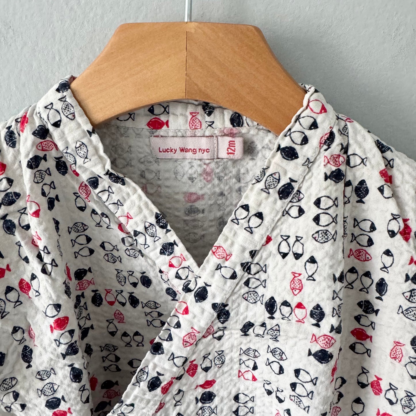 Lucky Wang NYC / Japanese summer kimono romper / 12M