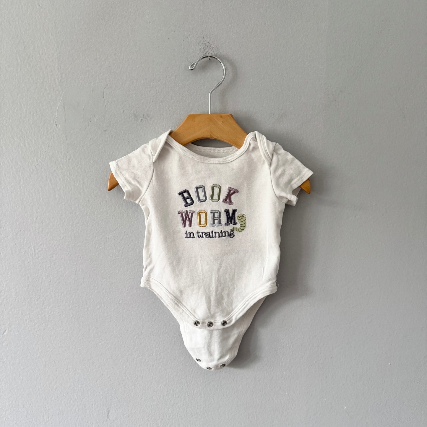The Littlest / White onesie / 0-3M