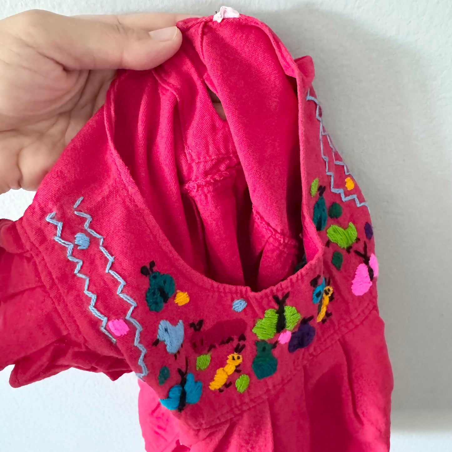 No brand / Red cotton dress / 12M