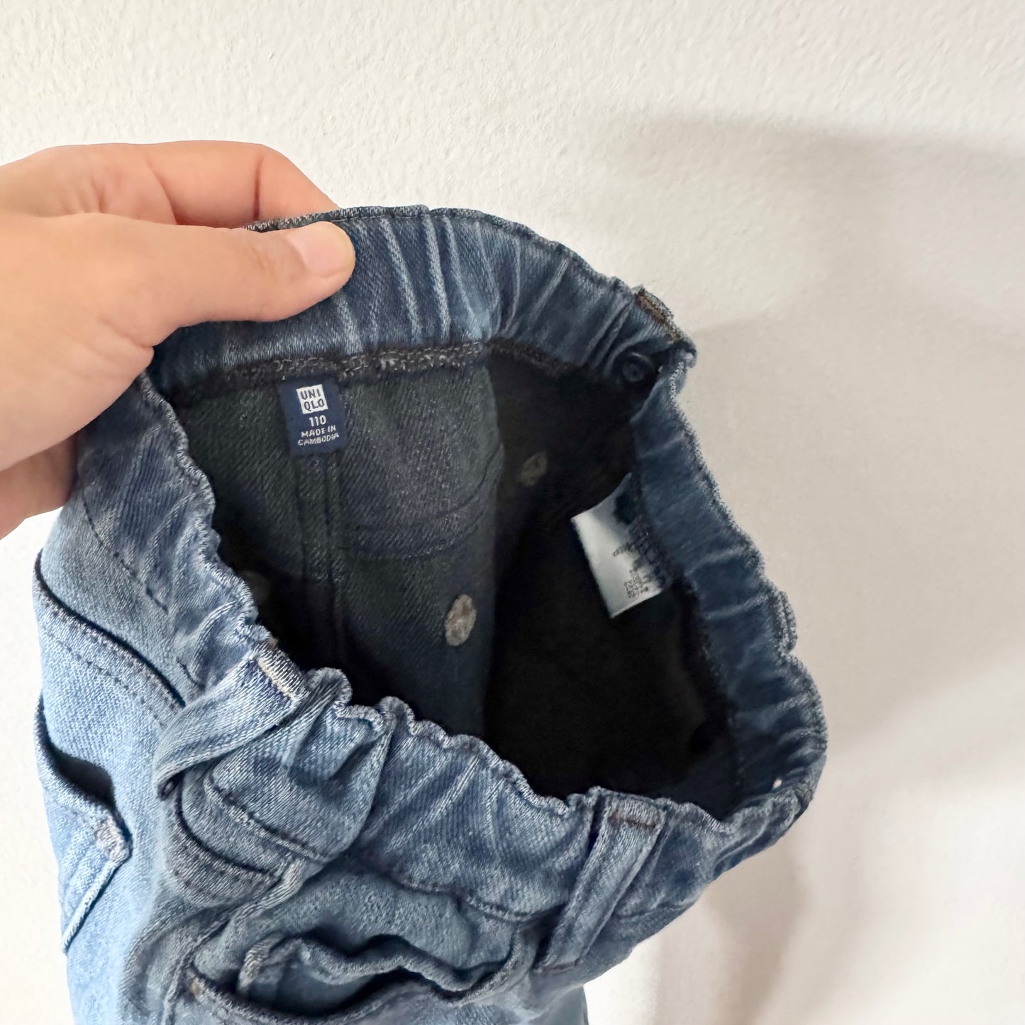 Uniqlo / Heat tech denim leggings / 110cm(4-5Y)