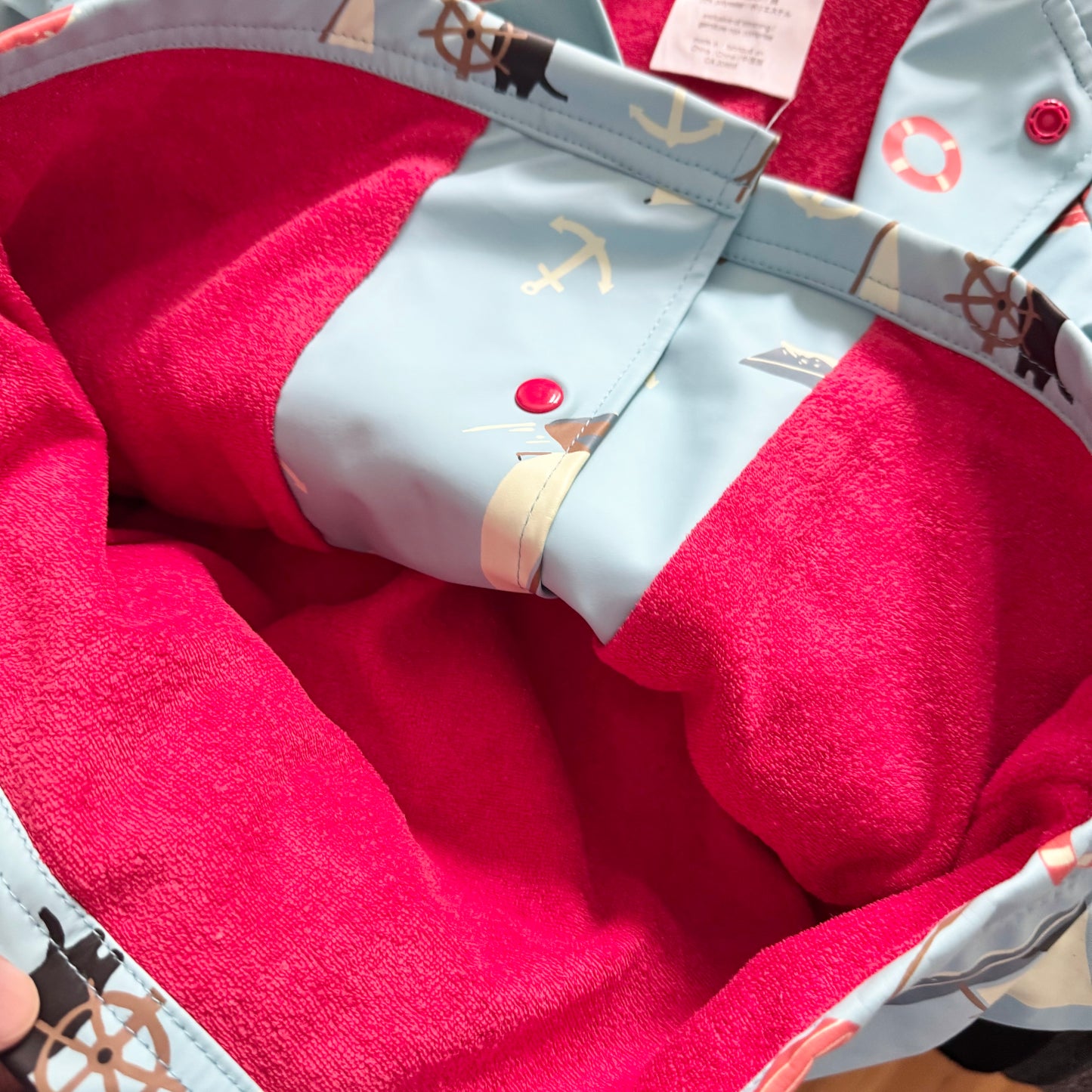 Hatley / Light blue x boat rain jacket / 5Y