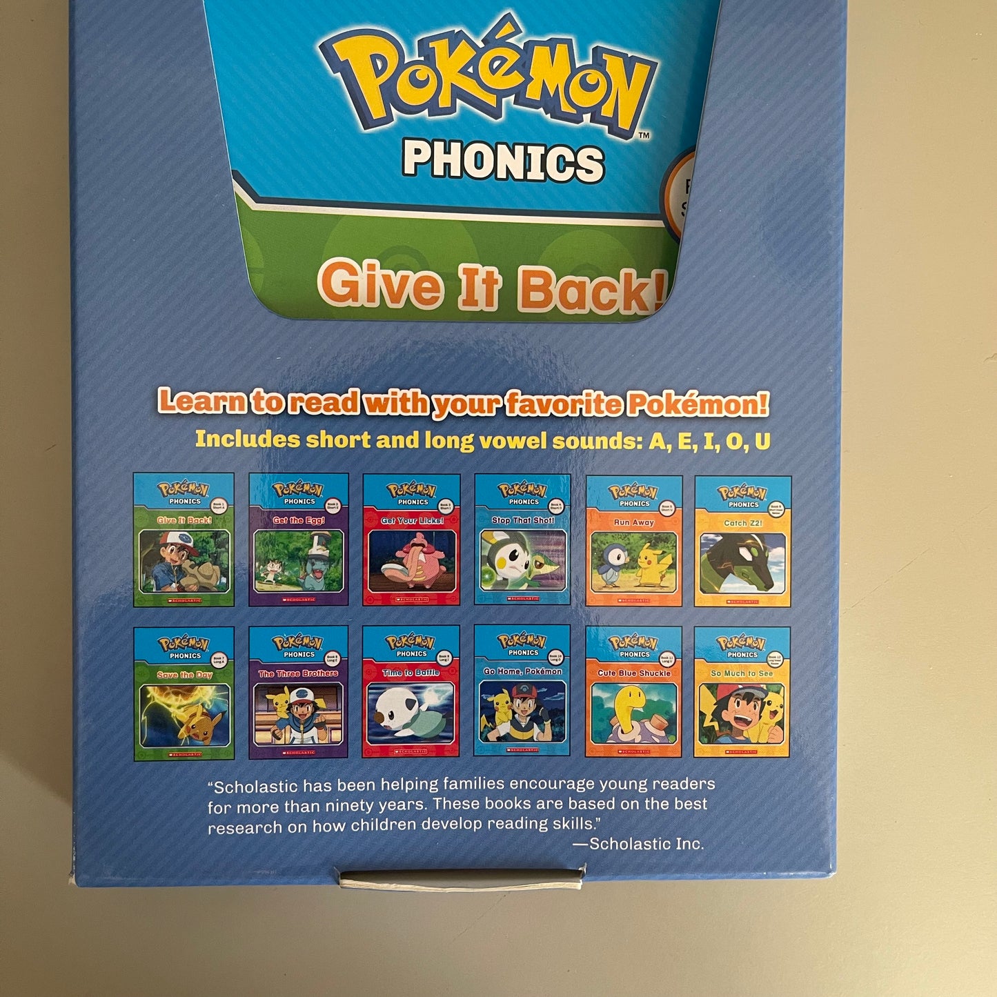 Pokemon Phonics (11 easy-to-read books) - 1 booklet missing