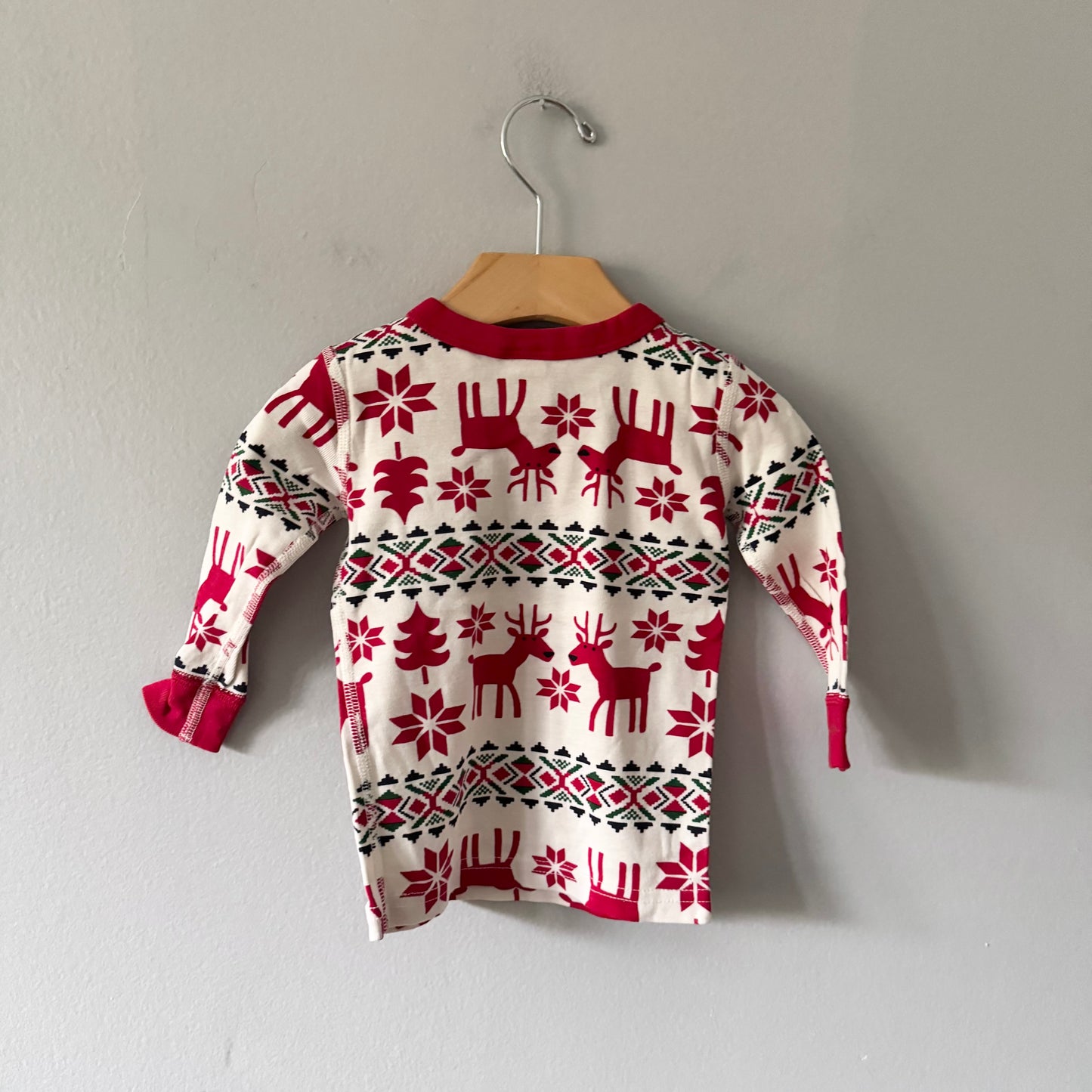 Hanna Andersson / Holiday pajama top / 12-18M
