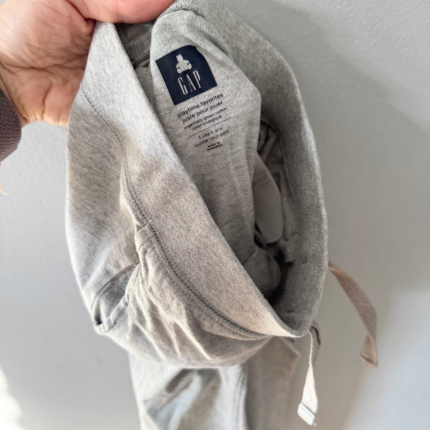 Gap / Light grey cotton pants / 5Y