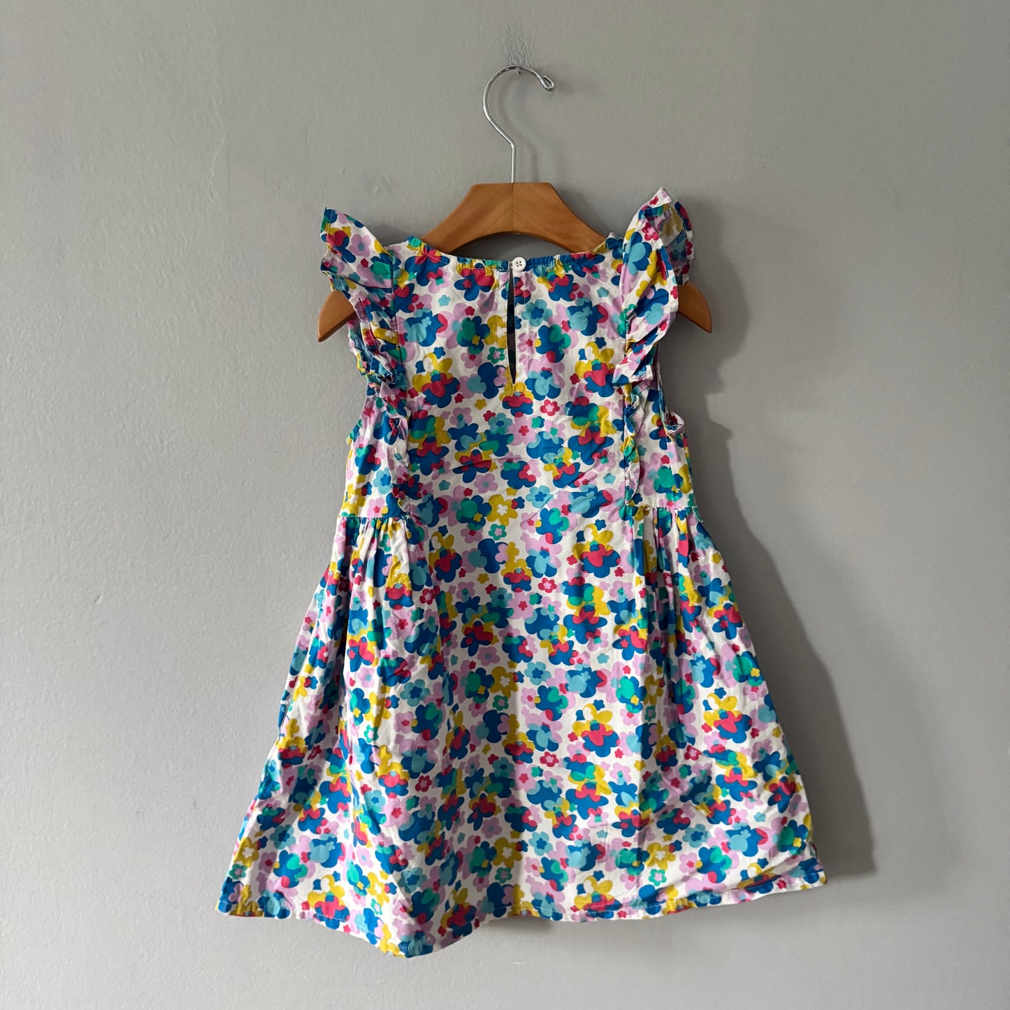 Mini Boden / Floral tank blouse dress / 4-5Y
