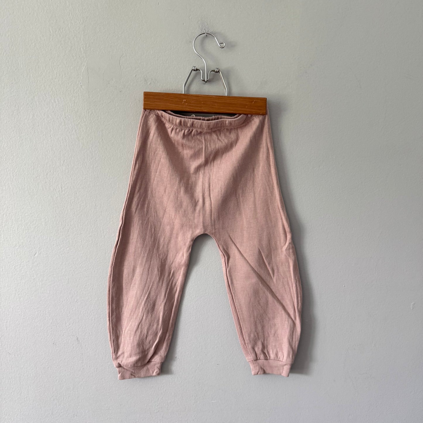 Quincy Mae / Smokey pink harem pants / 4-5Y