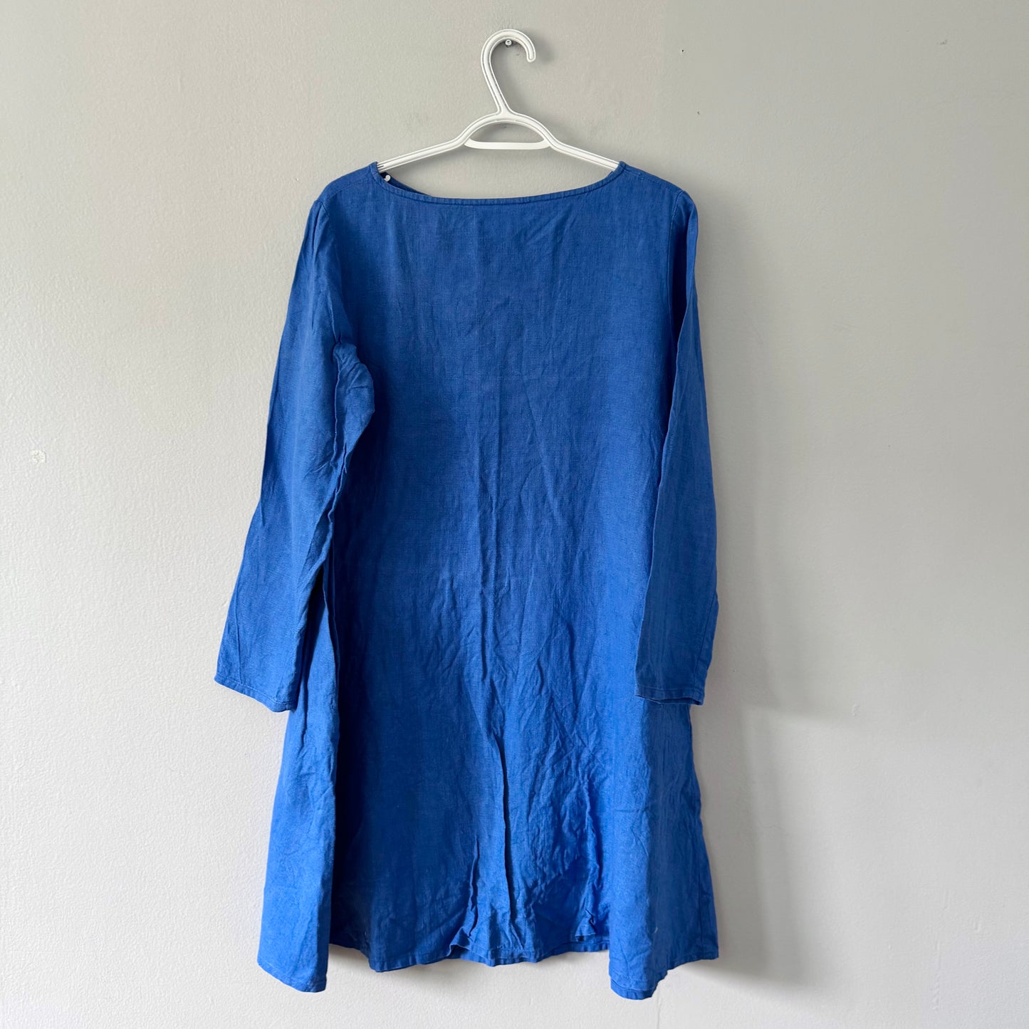 Linen Stitch Store / Blue linen dress / Women