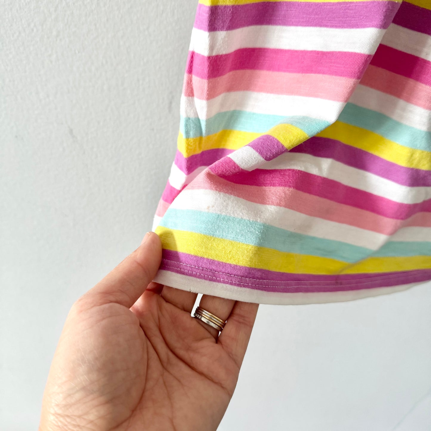 Hatley / Pink stripe dress / 5Y