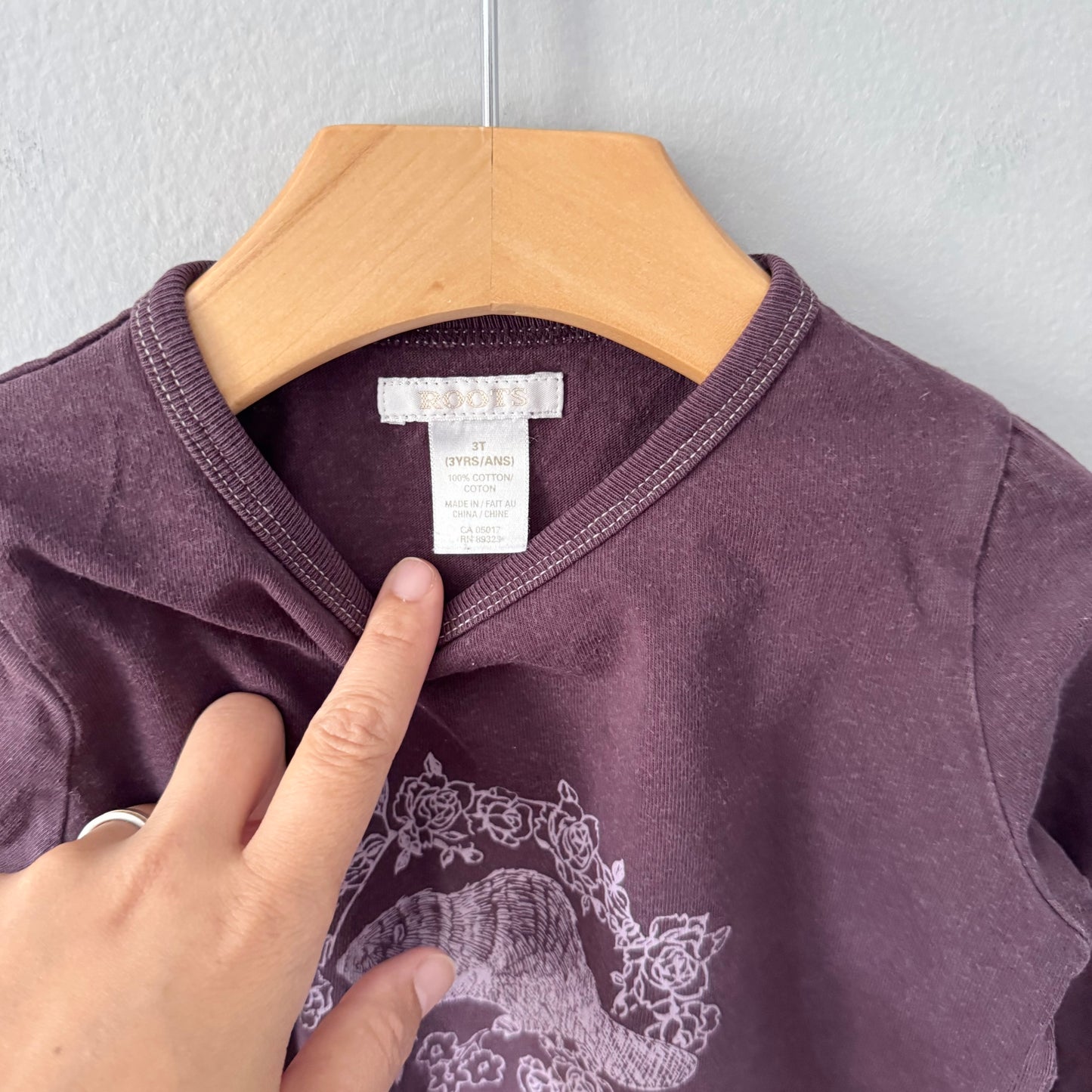 Roots Vintage / Long sleeve top - dark brown / 3T