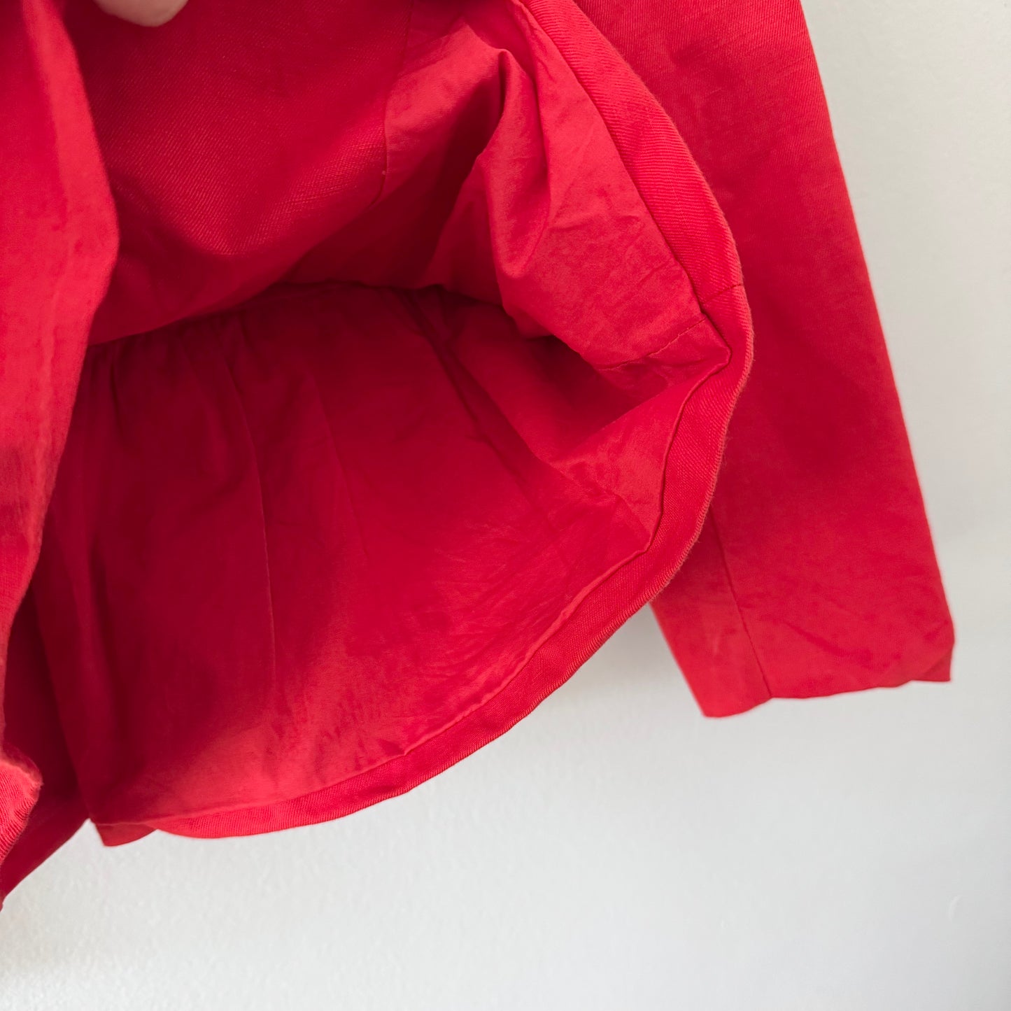 Jacadi / Red cotton jacket / 8Y