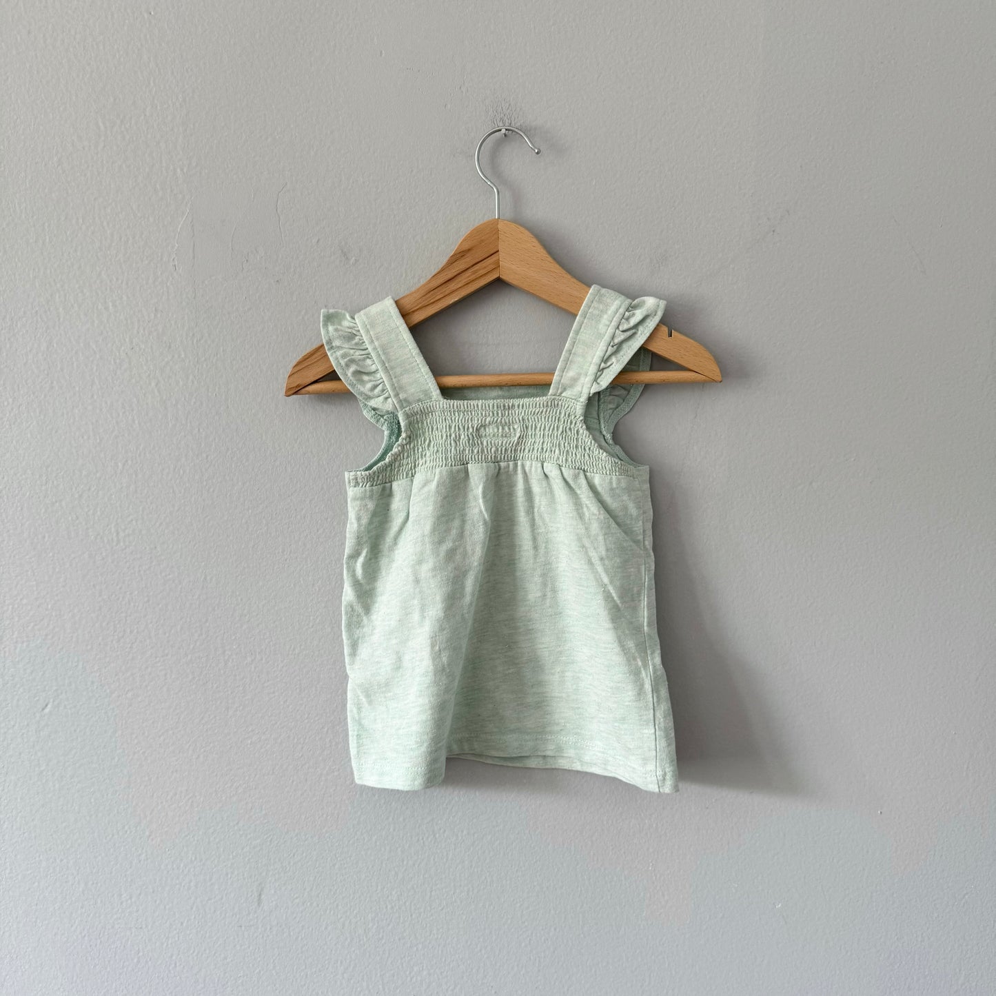 Mamas & Papas / Green glitter tank dress / 9-12M