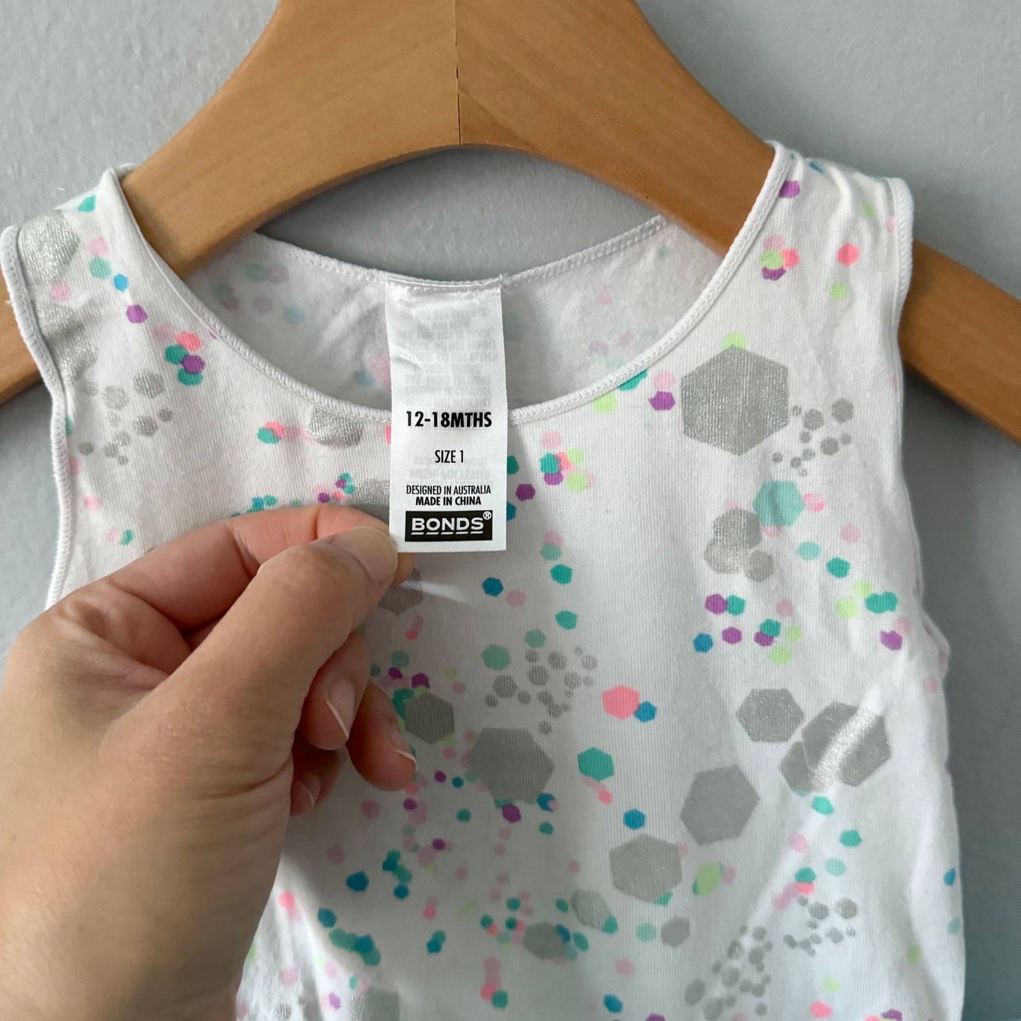 Bonds / Tank x tutu onesie / 12-18M