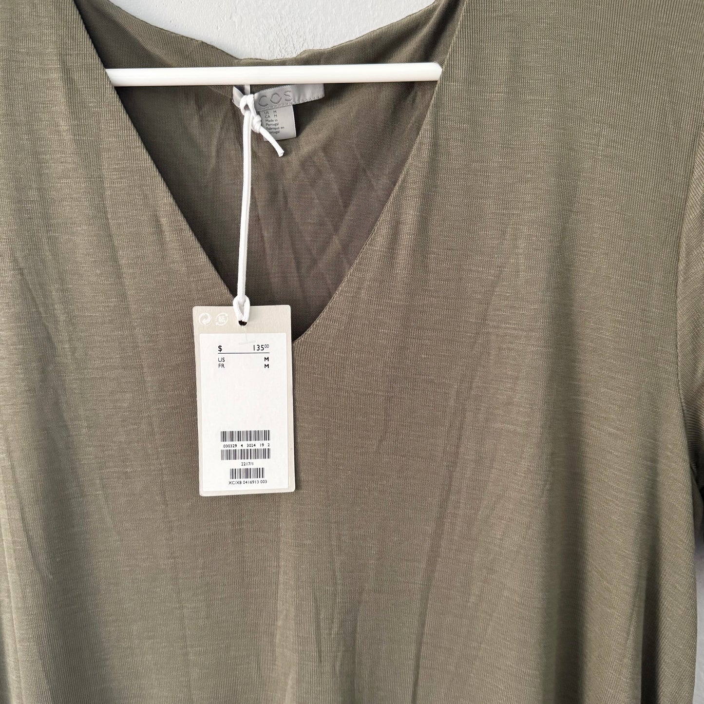 COS / Khaki 100% Lyocell maxi dress / Women M - New with tag
