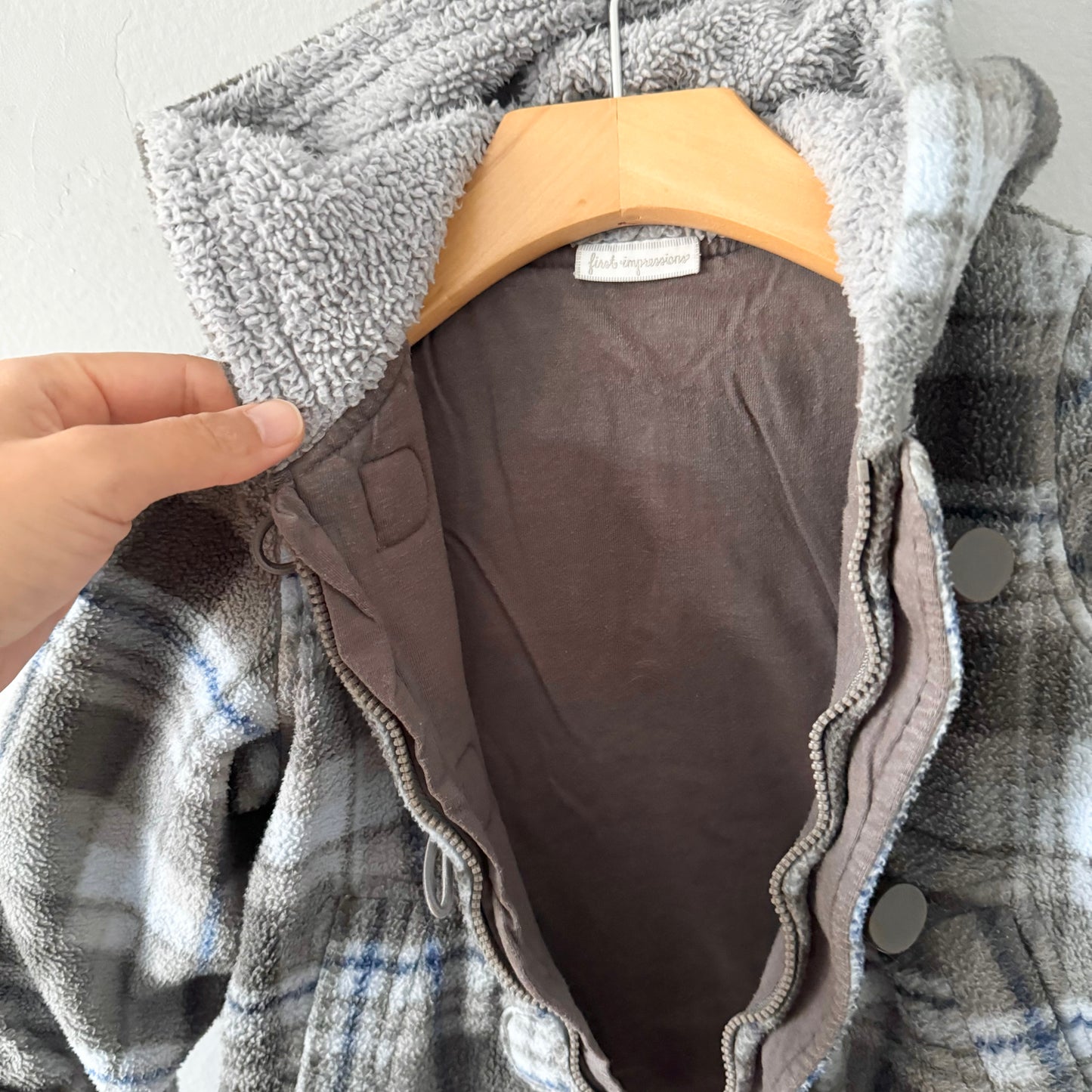 First Impression / Fleece duffle coat / 24M