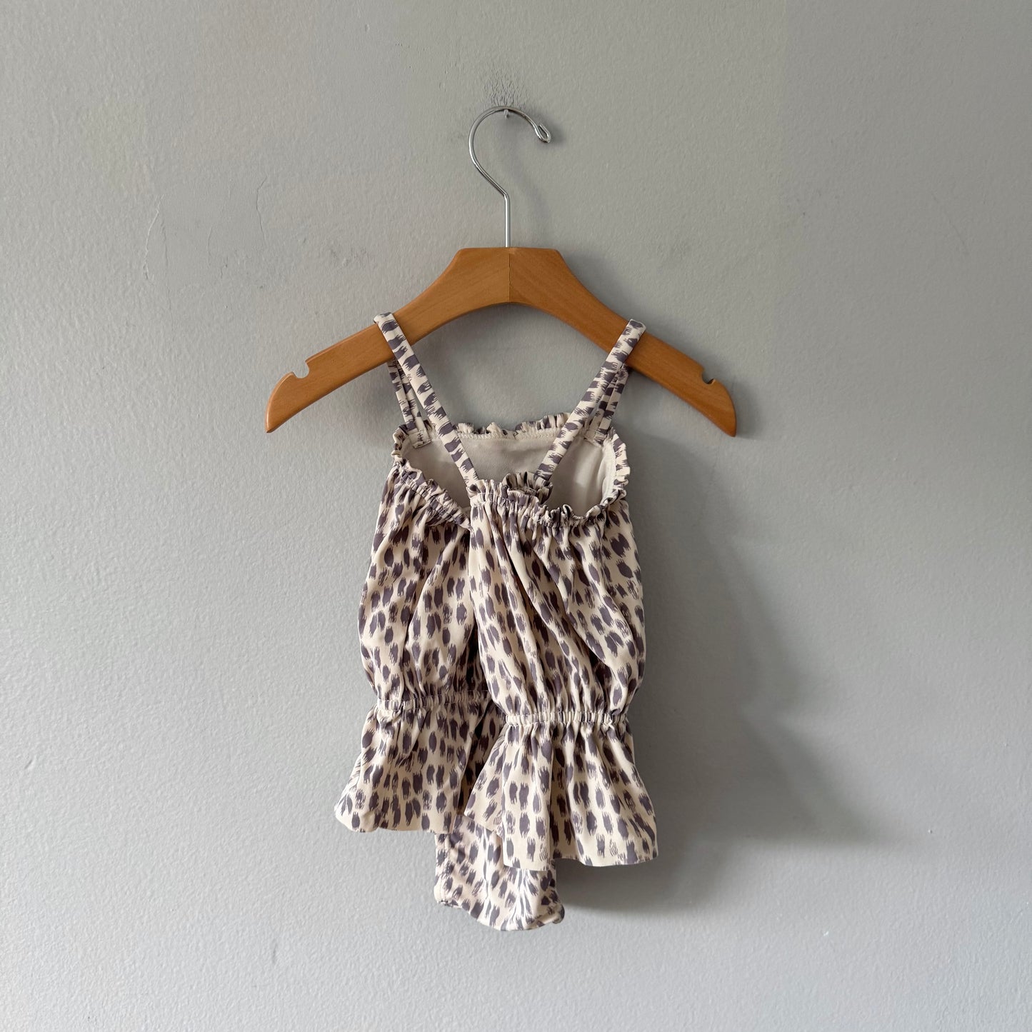 Gap / Beige x smokey purple swimwear / 6-12M