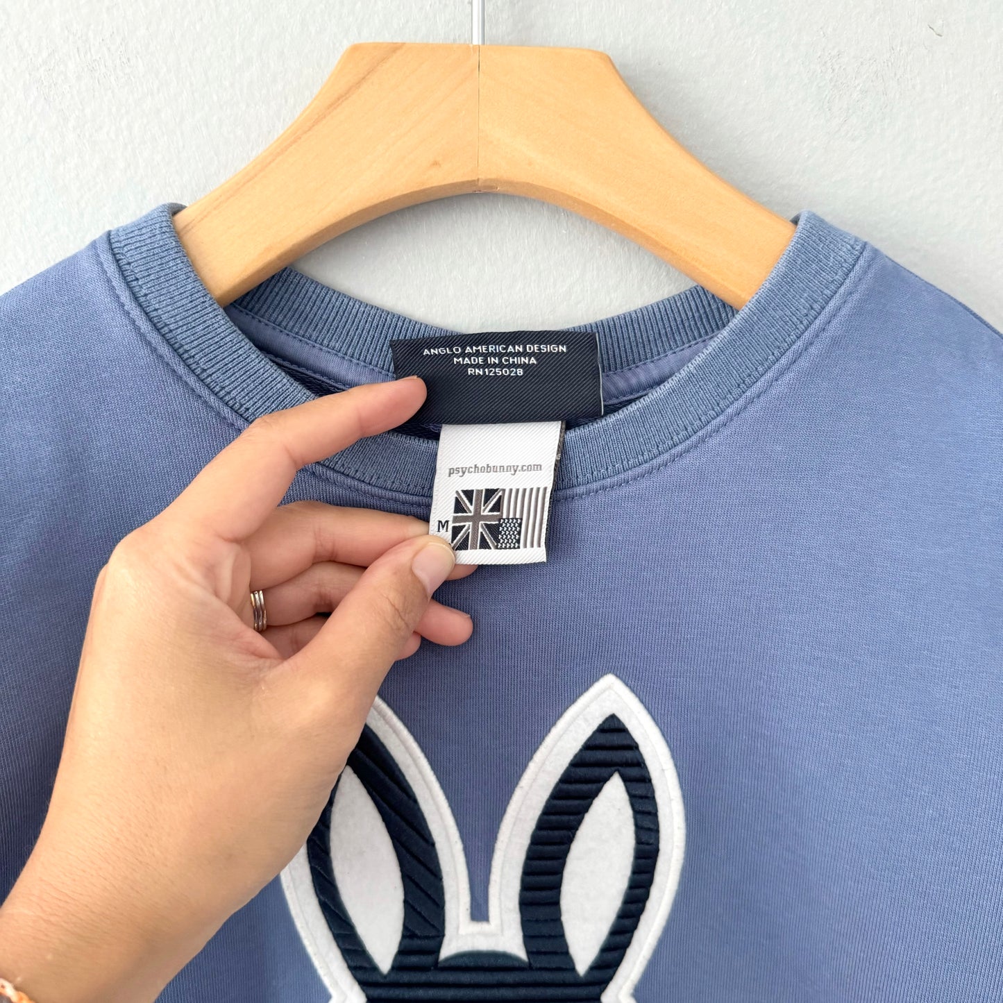 Psycho Bunny / Blue sweatshirt / 10-12Y