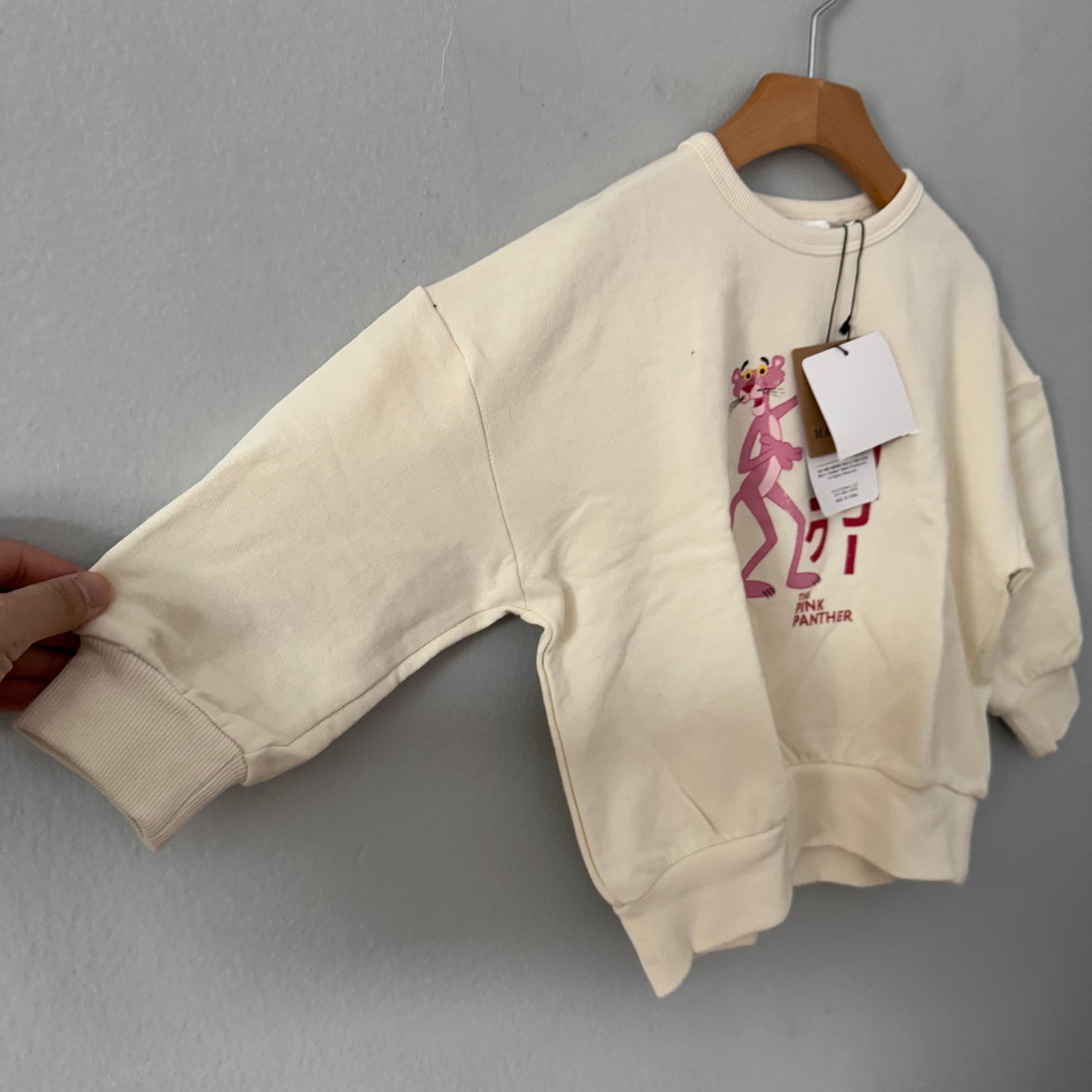 Markey's / Pink Panther sweatshirt / 100cm(3Y)