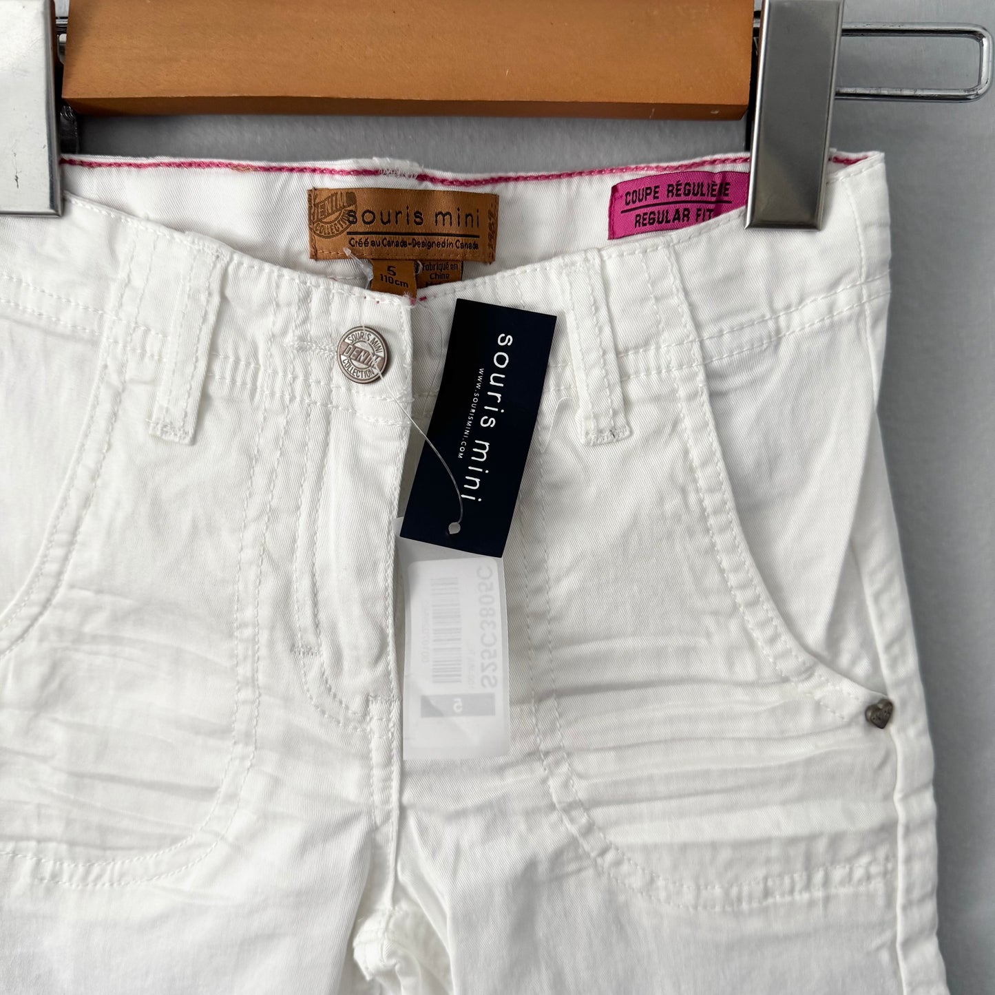 Souris mini / White denim - Regular fit / 5Y - New with tag