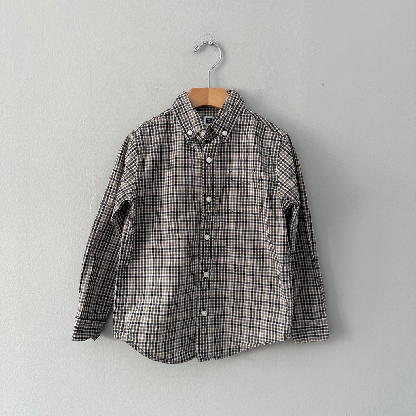 Janie & Jack / Checked cotton shirt / 5Y