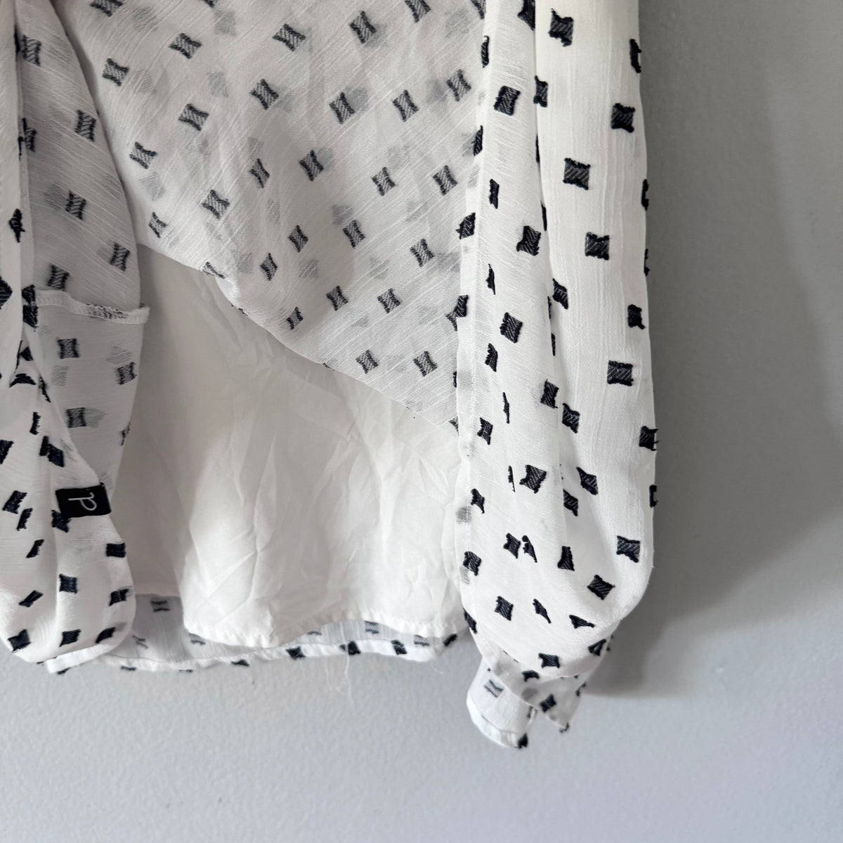 Deux par Deux / Whtie x black dress / 6Y
