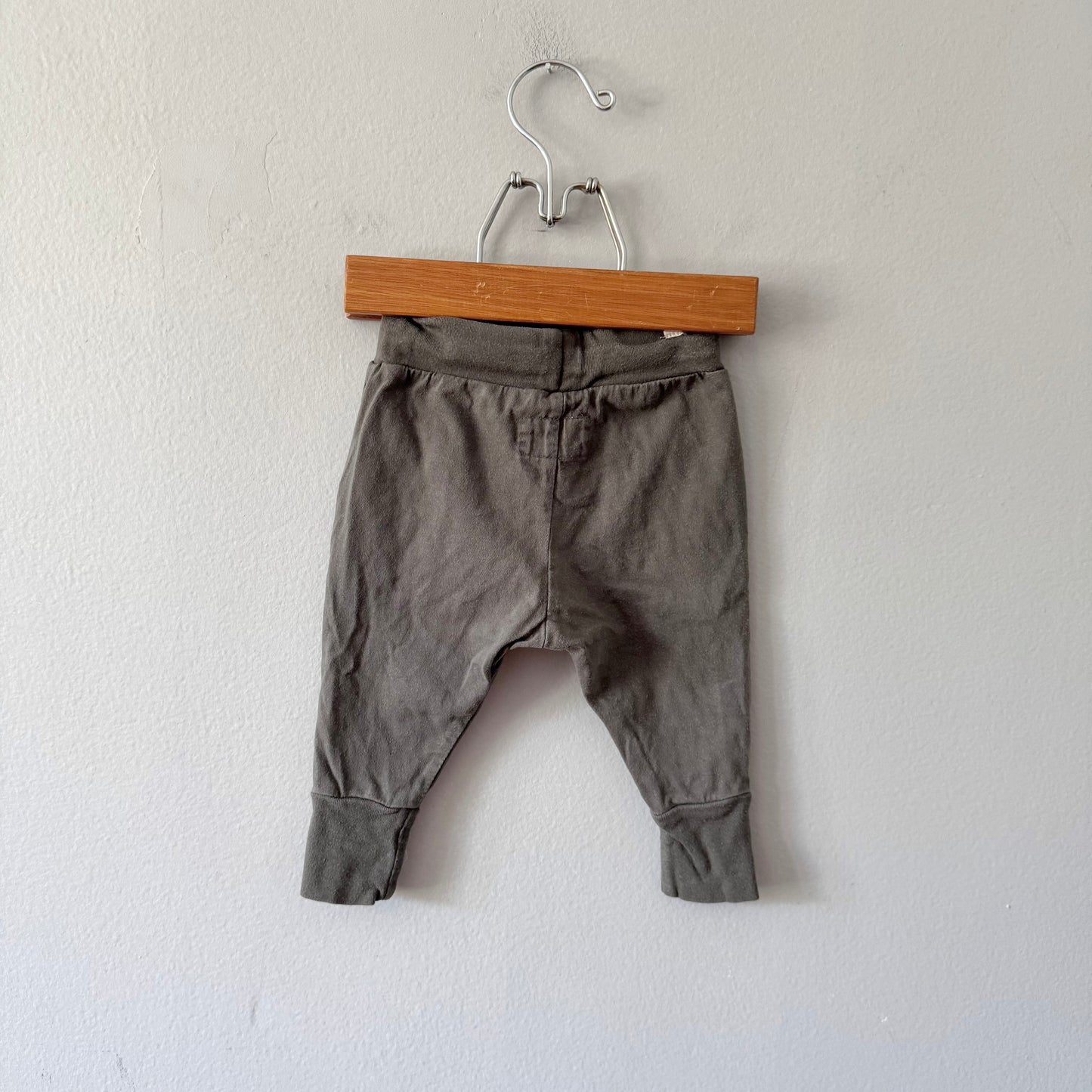 Mini Mioche / Dark grey cotton pants / 3-6M