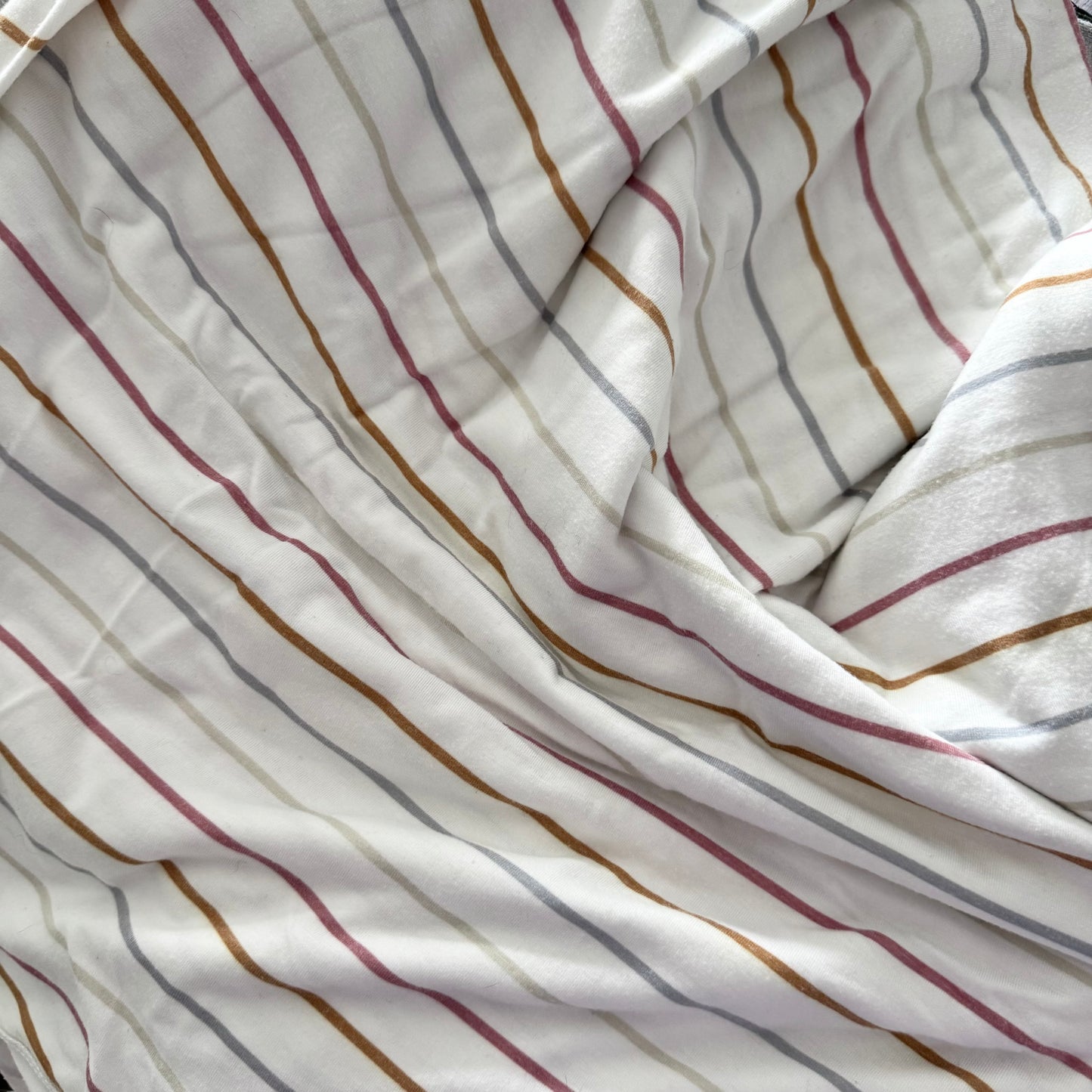 Copper Pearl / Stripe blanket