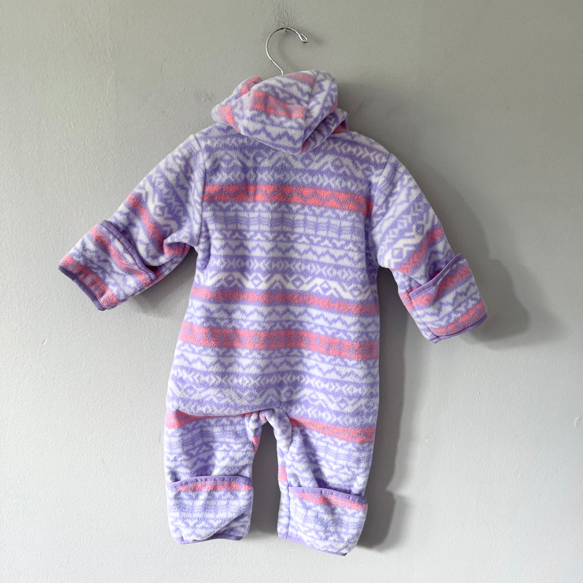 Columbia / Purple fleece bunting suit / 3-6M - New with tag