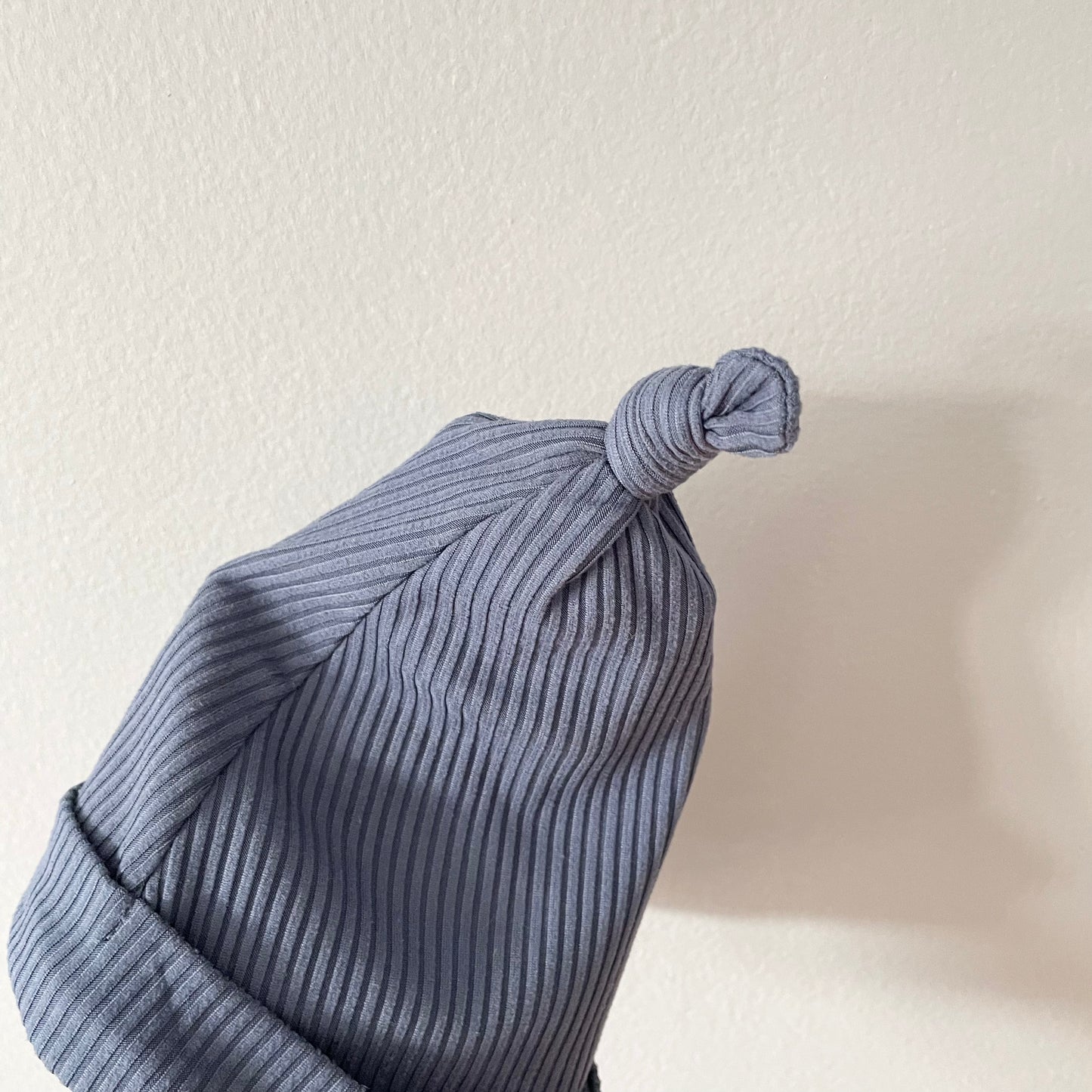 Chickpea / Knot beanie - Smokey blue / 12-24M