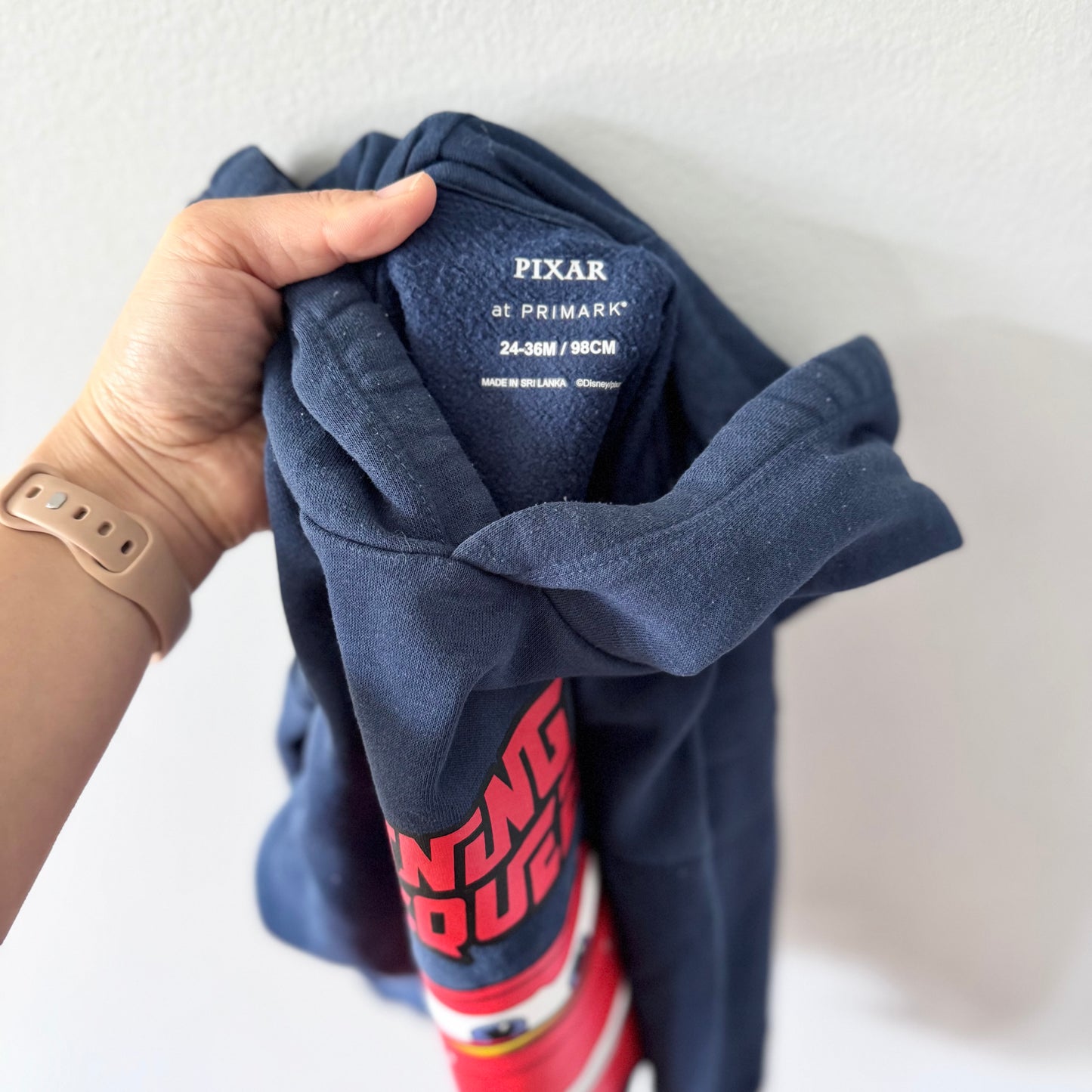 Pixar x Primark / Cars hoodie / 2-3Y