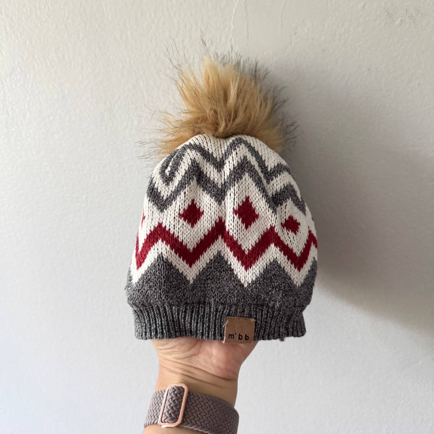Miles Baby / Lined knit beanie / 9-12M