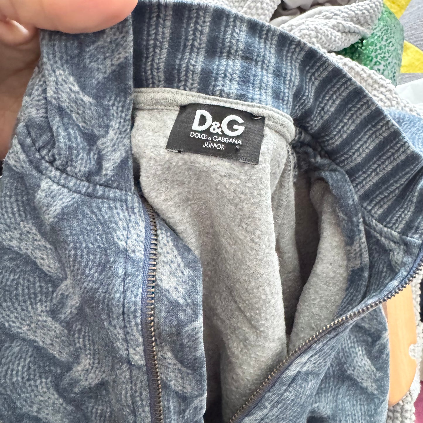 D&G Junior / Zip up hoodie / 12-18M