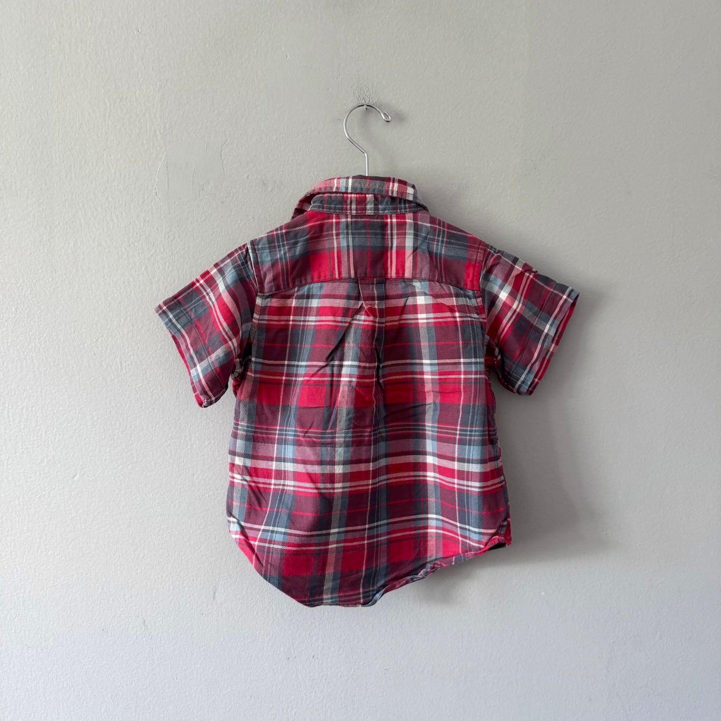 Polo Ralph Lauren / Red checked cotton shirt / 3Y