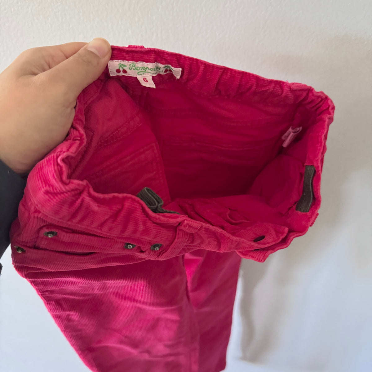Bonpoint / Red corduroy pants / 6Y