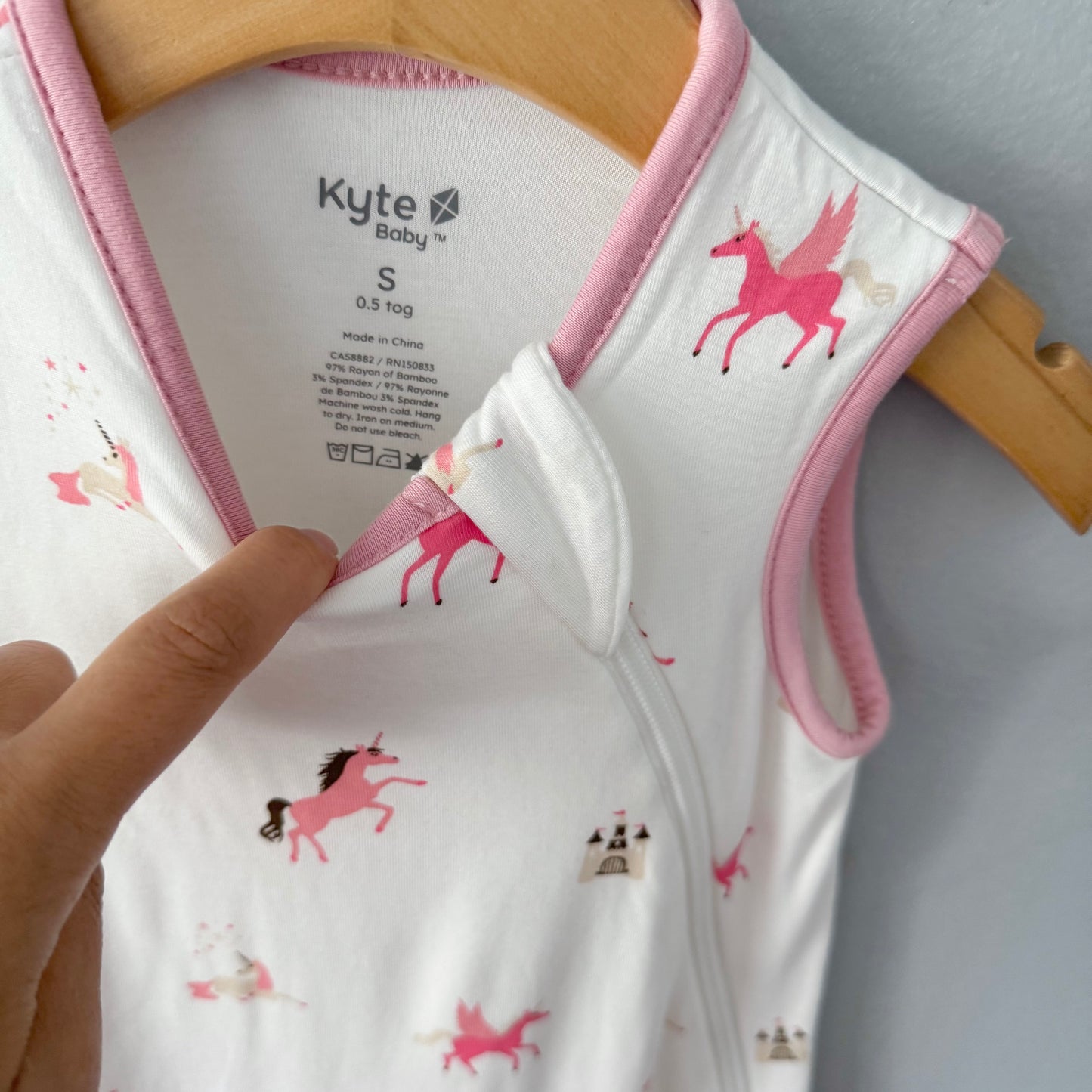 Kyte / Sleep sack - Unicorn 0.5tog / S(0-6M) - Like new