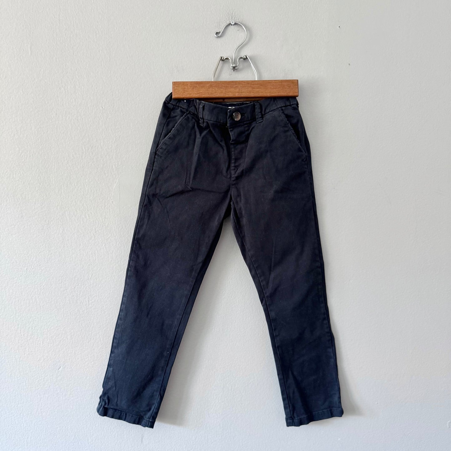 Next / Navy stretch chino pants / 3-4Y