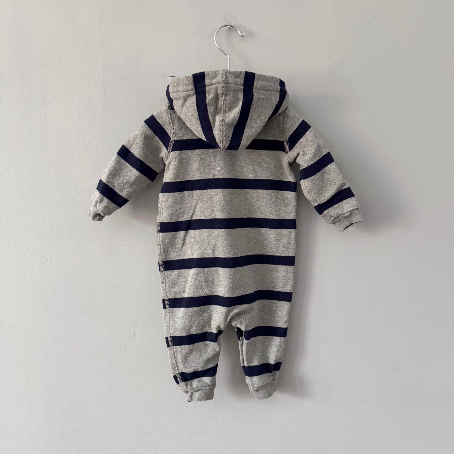 Polo Ralph Lauren / Striped crew romper / 6M