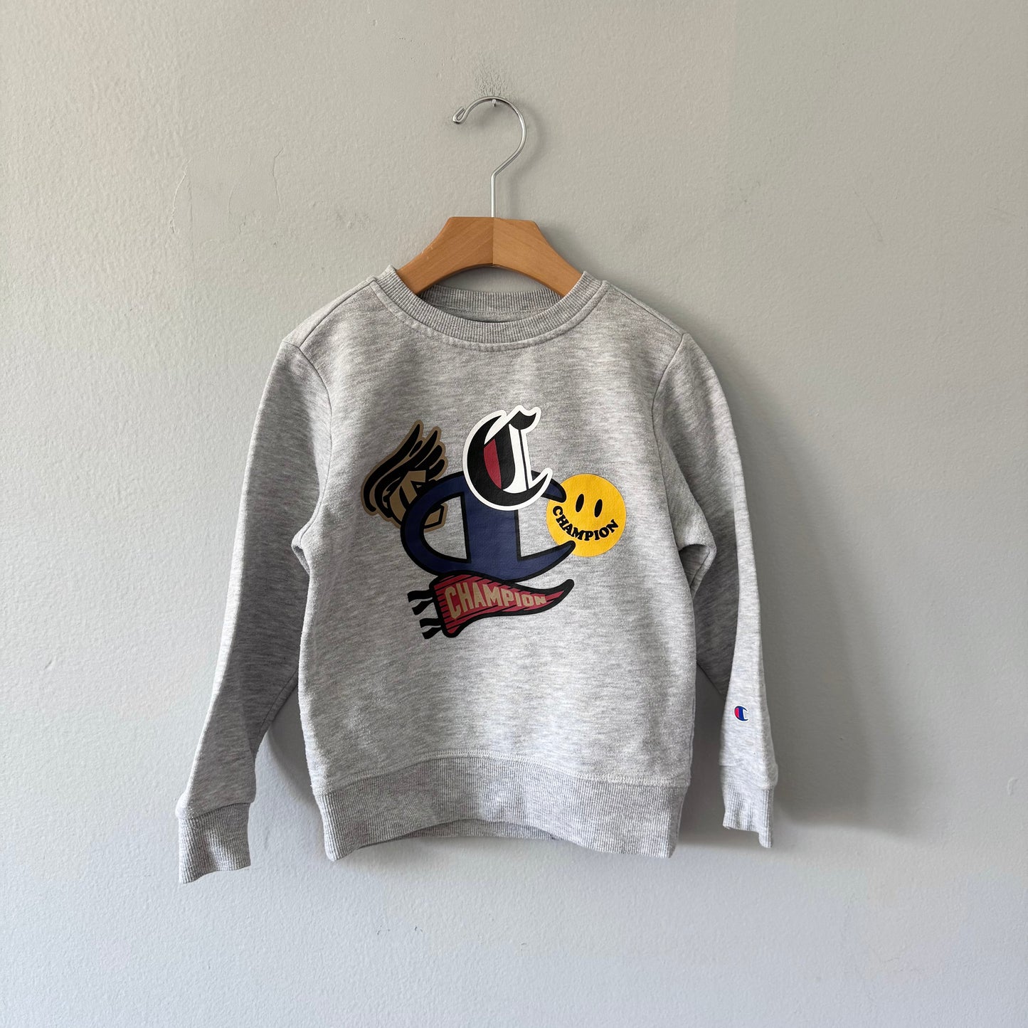Champions / Light grey sweatshirt / 5T
