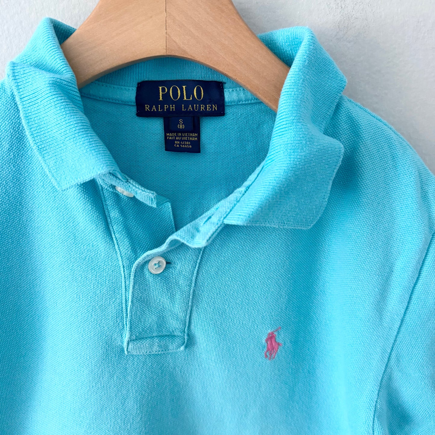 Polo Ralph Lauren / Light blue polo shirt / 8Y