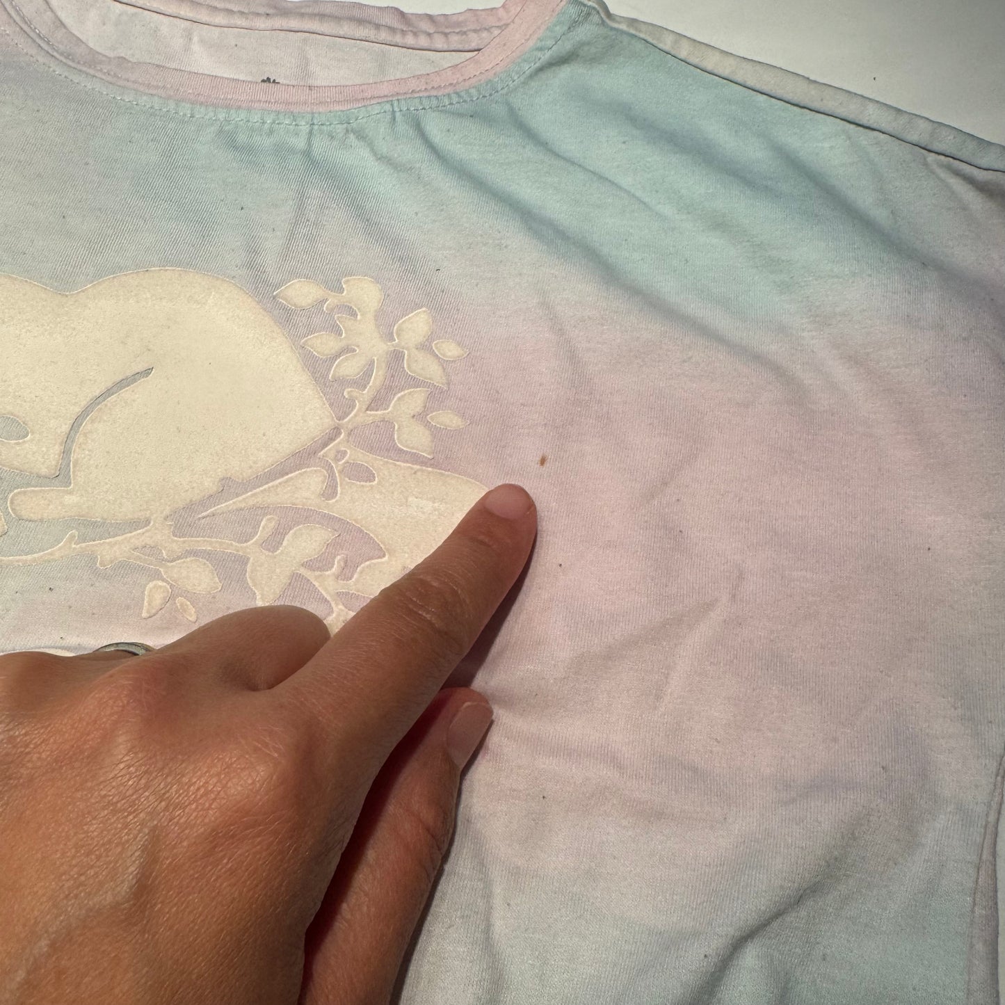Roots / Pastel girl short sleeve top / 7-8Y