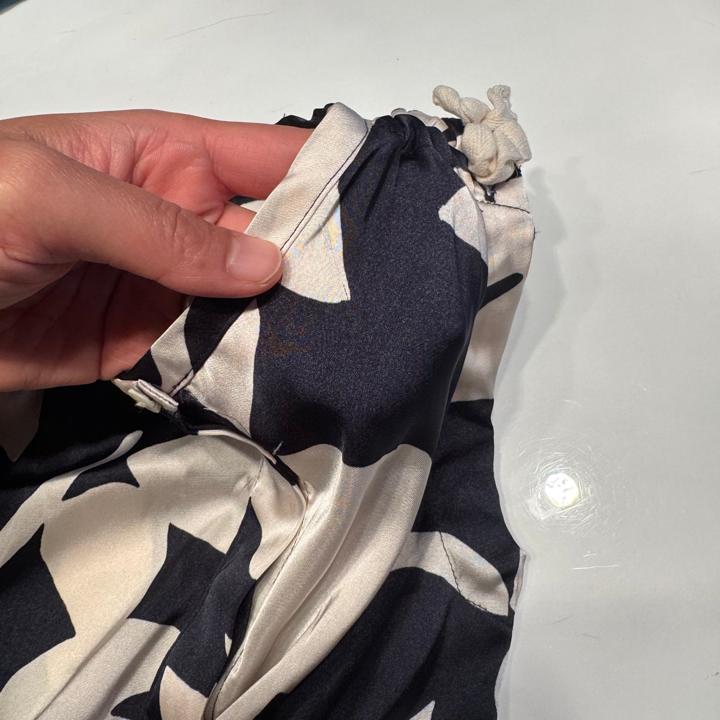 Crewcuts / Navy satin jumpsuit / 2Y