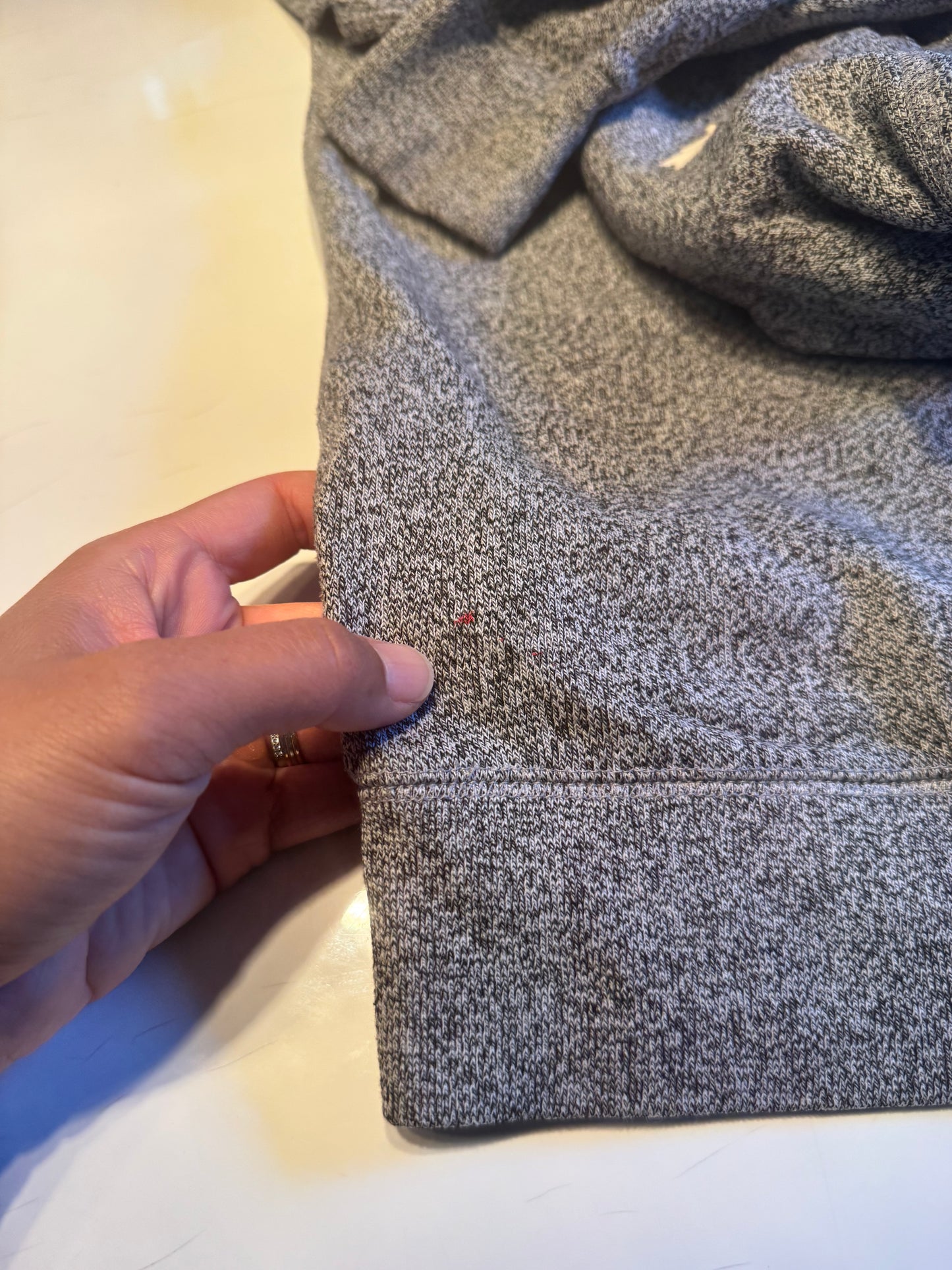 Roots / Salt and pepper zip up hoodie / 7-8Y
