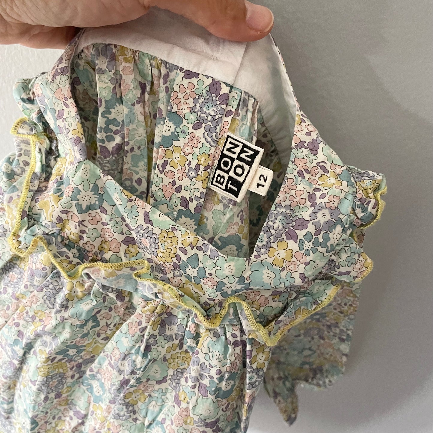 Bonton / Floral blouse / 12M