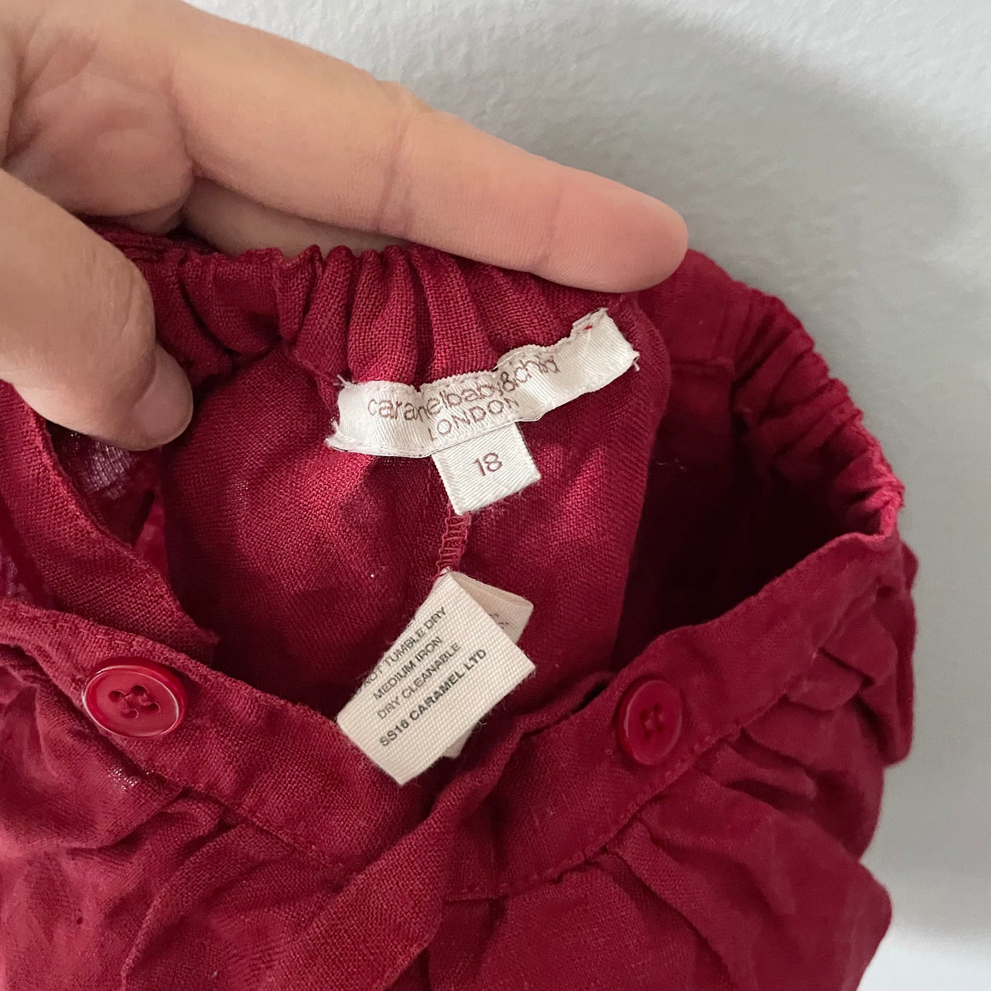 Caramelbaby & Child / 100% linen bloomer / 18M